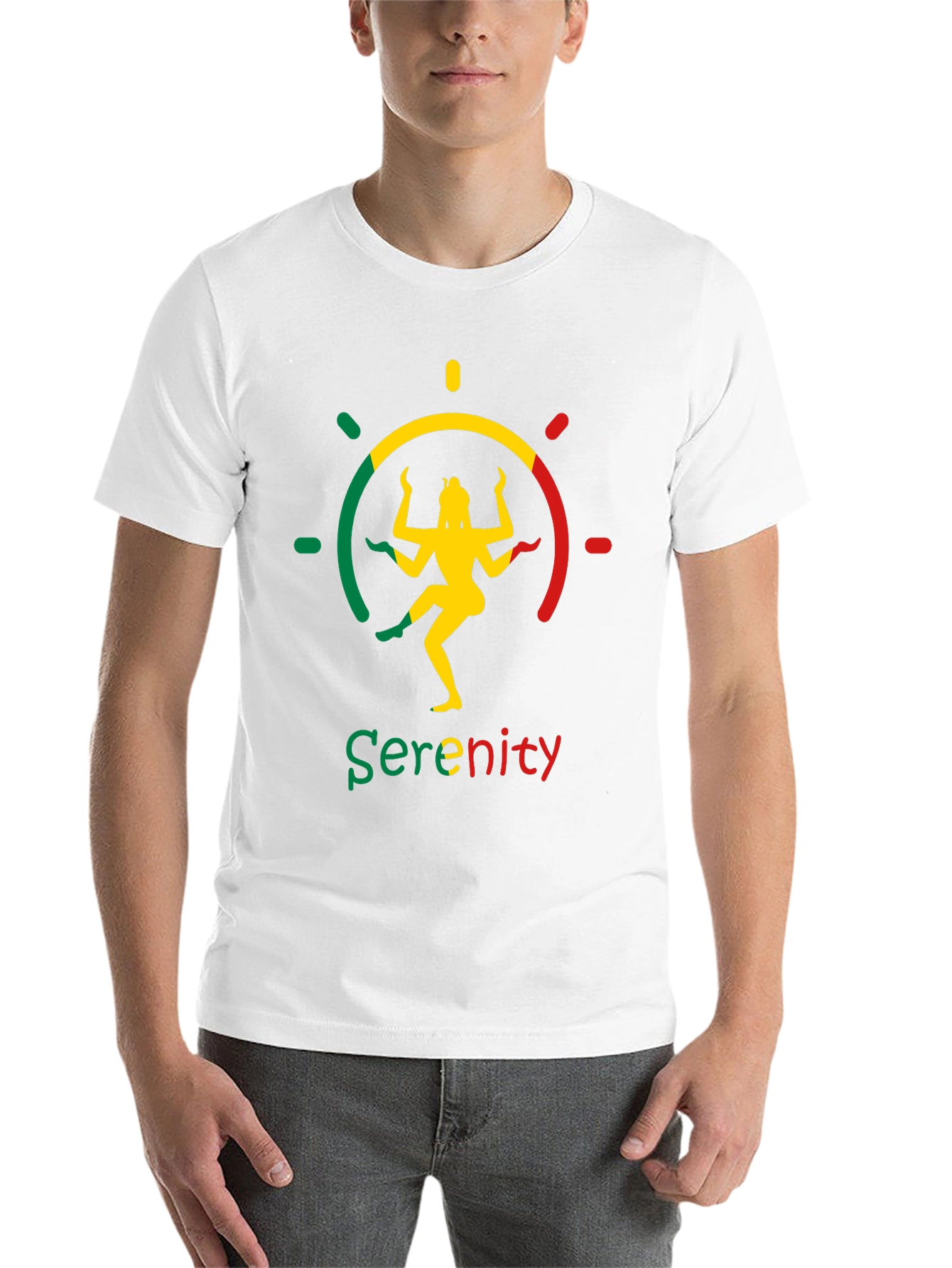Black Serenity Dance Graphic T-Shirt view 14