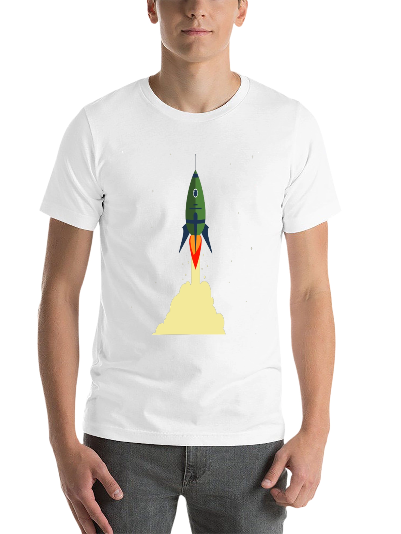 Black Rocket Launch Black T-Shirt - Space Adventure view 14
