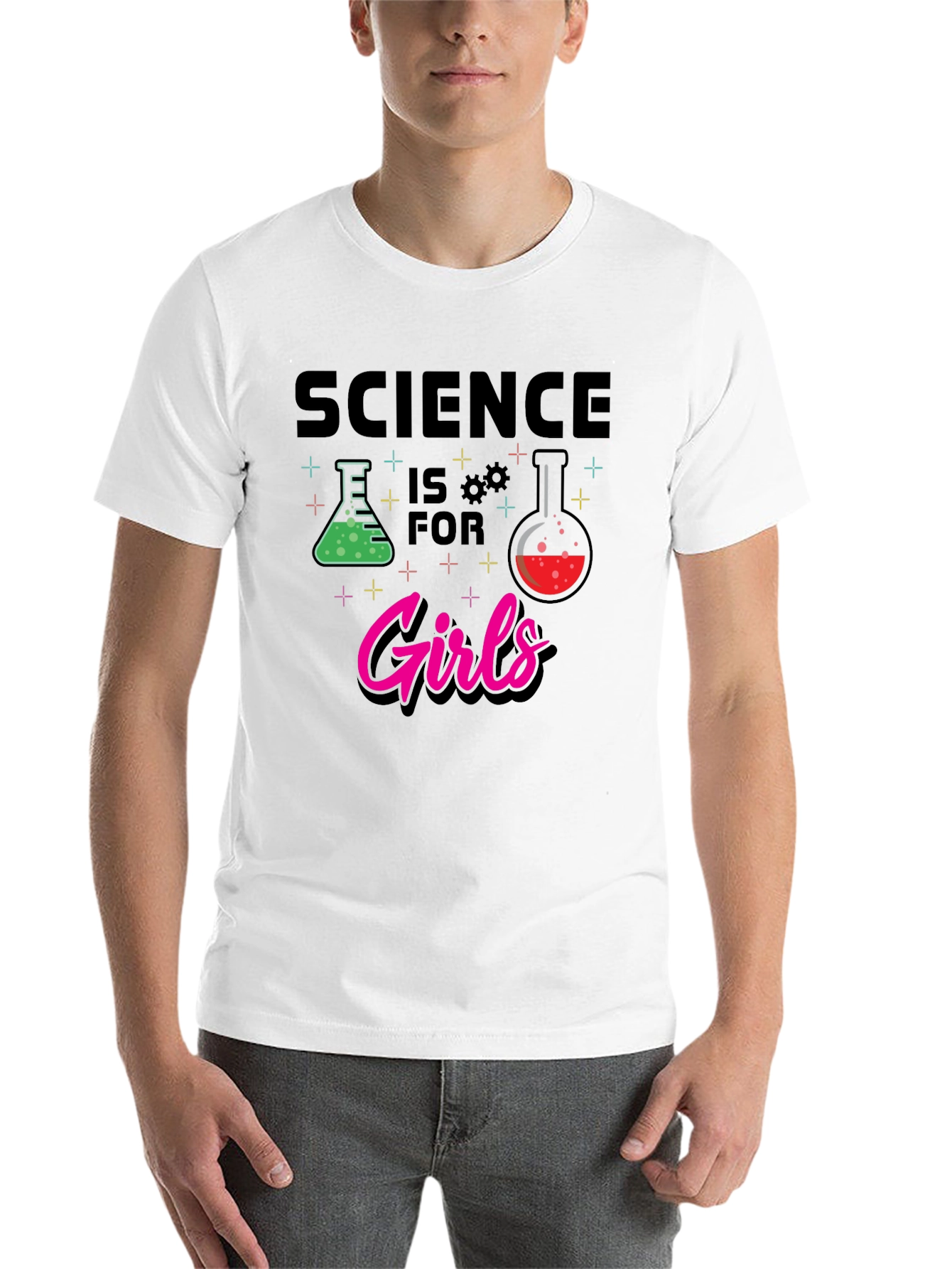 Black Science is for Girls T-Shirt view 14