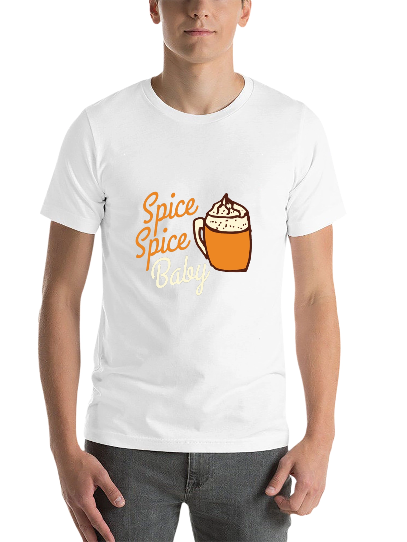 Black Spice Spice Baby Tee - Pumpkin Latte Season view 14
