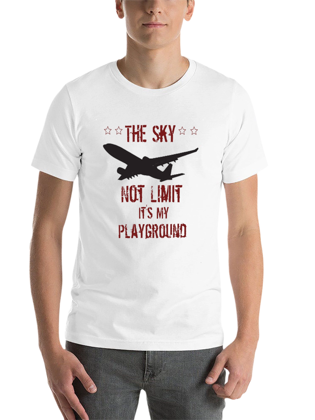 Black The Sky Is My Playground Black T-Shirt view 14