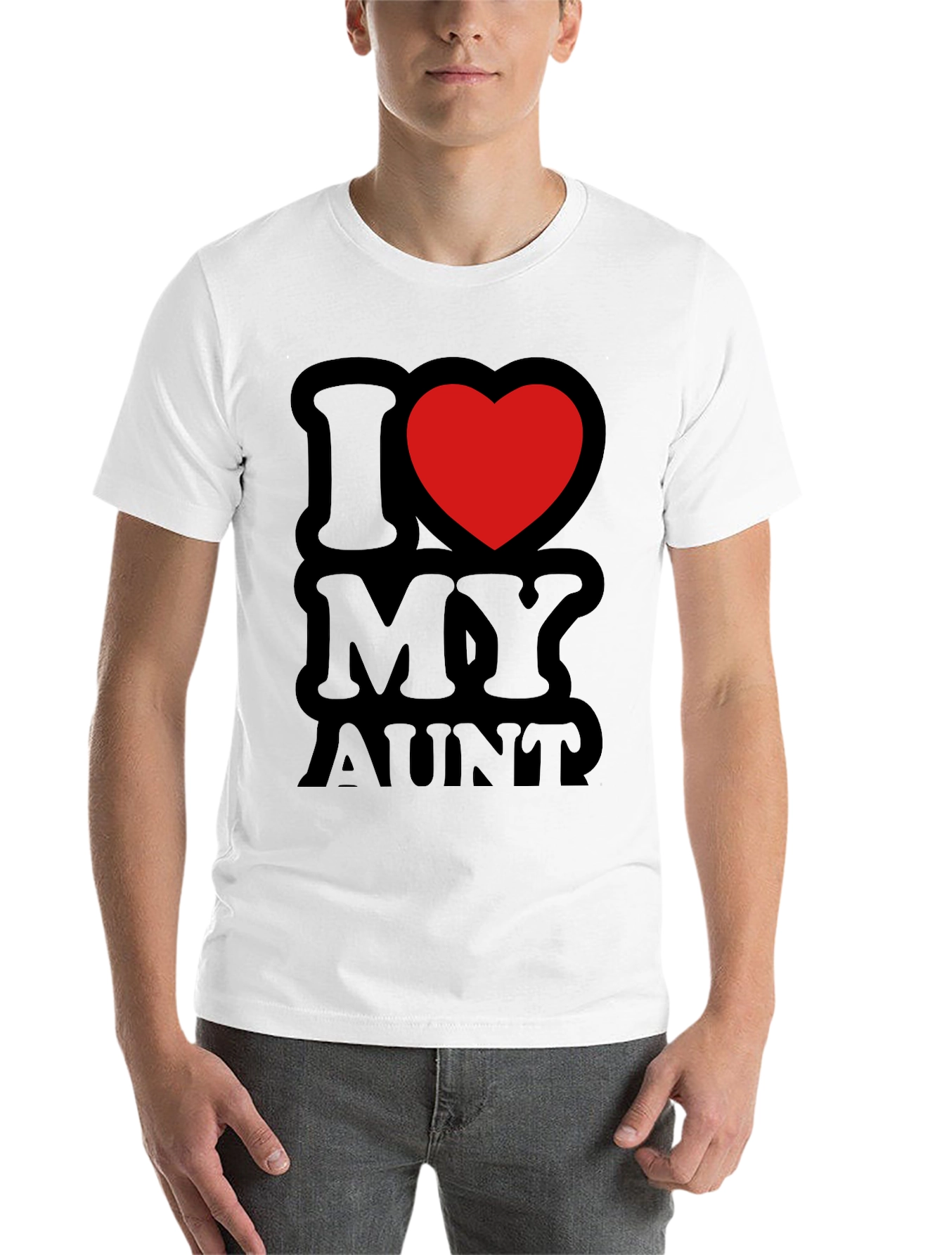 Black I Heart My Aunt T-Shirt - Black view 14