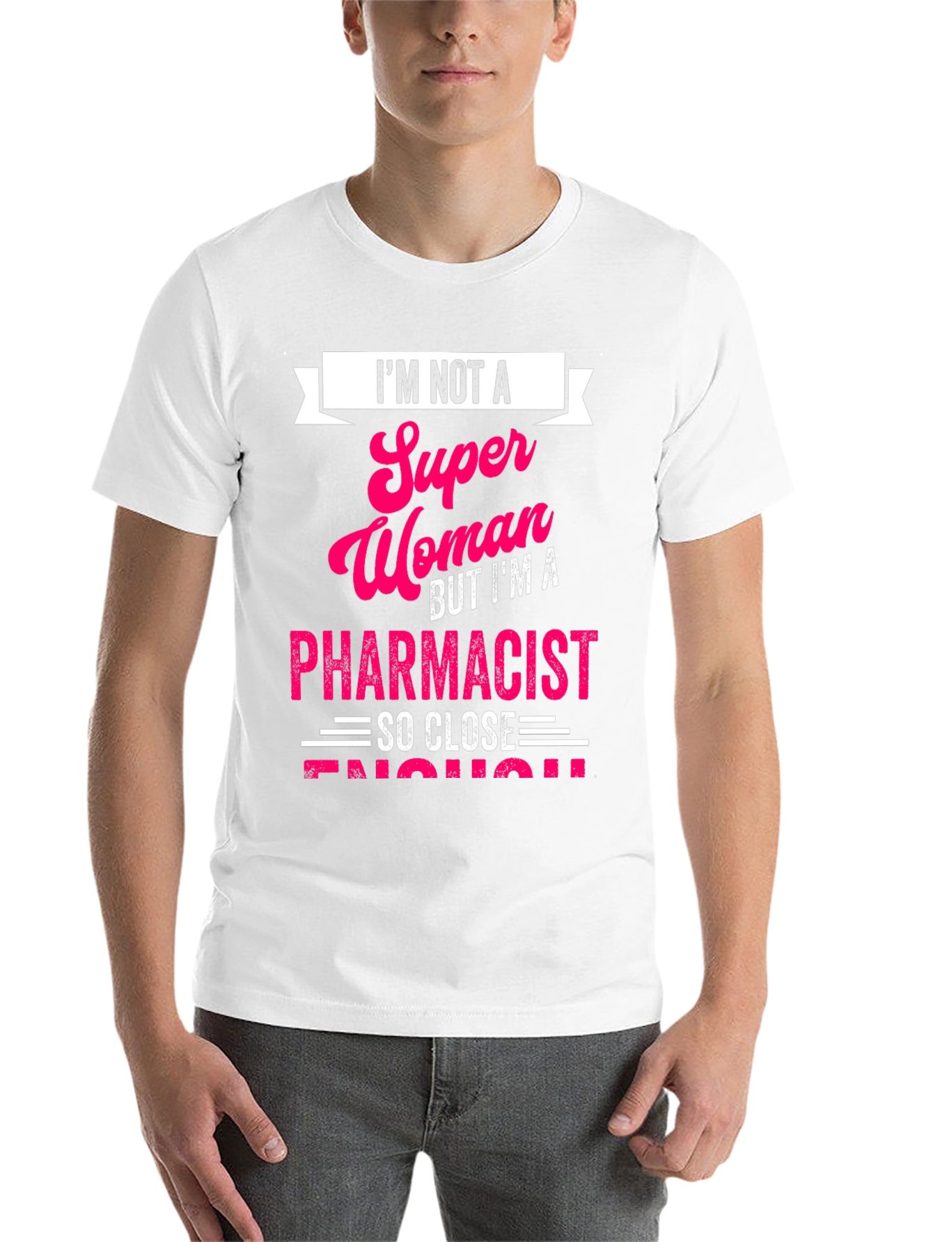 Black Pharmacist T-Shirt: I'm Not a Super Woman view 14