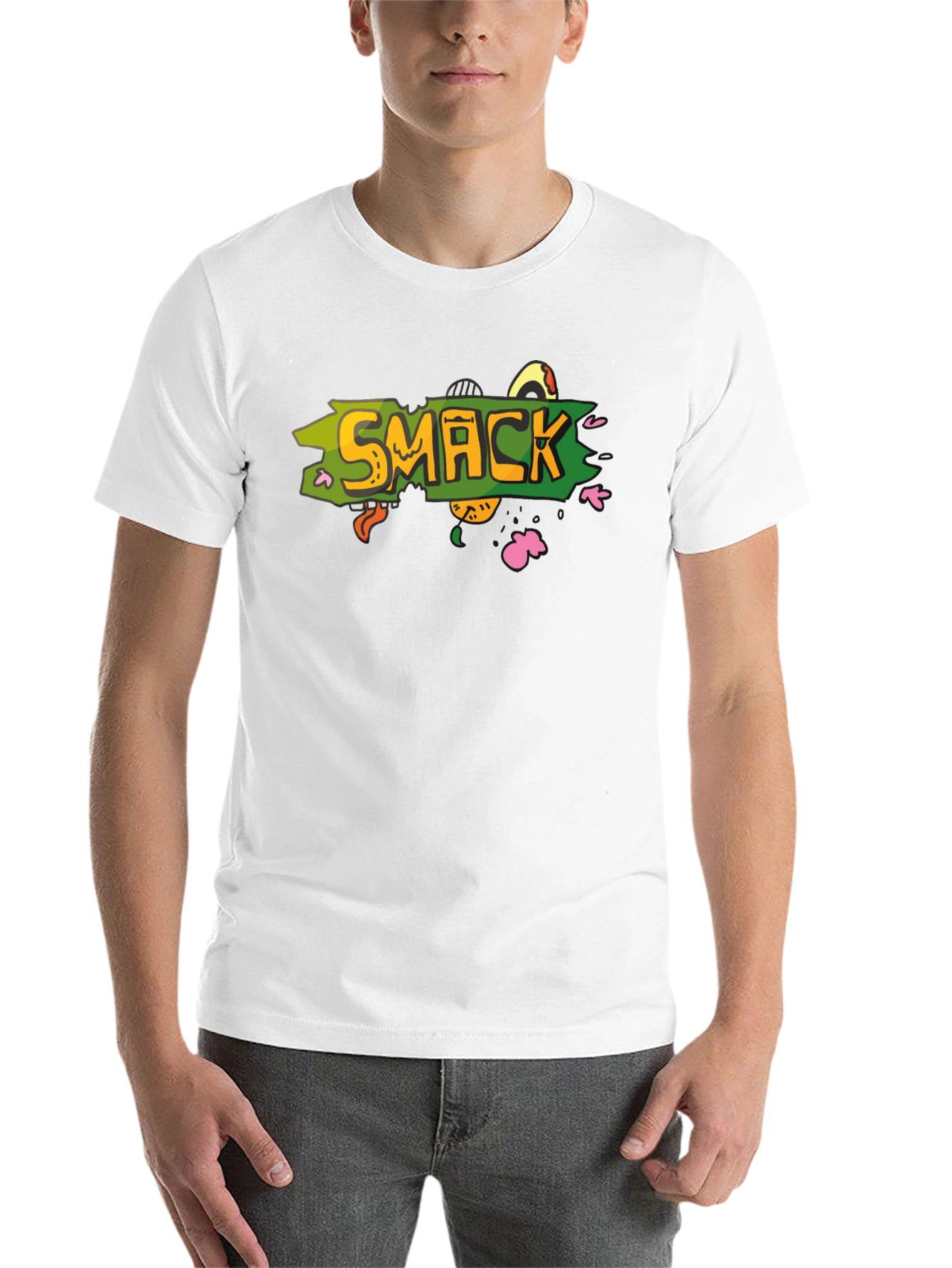 Black Smack Graphic Tee - Bold & Unique! view 14