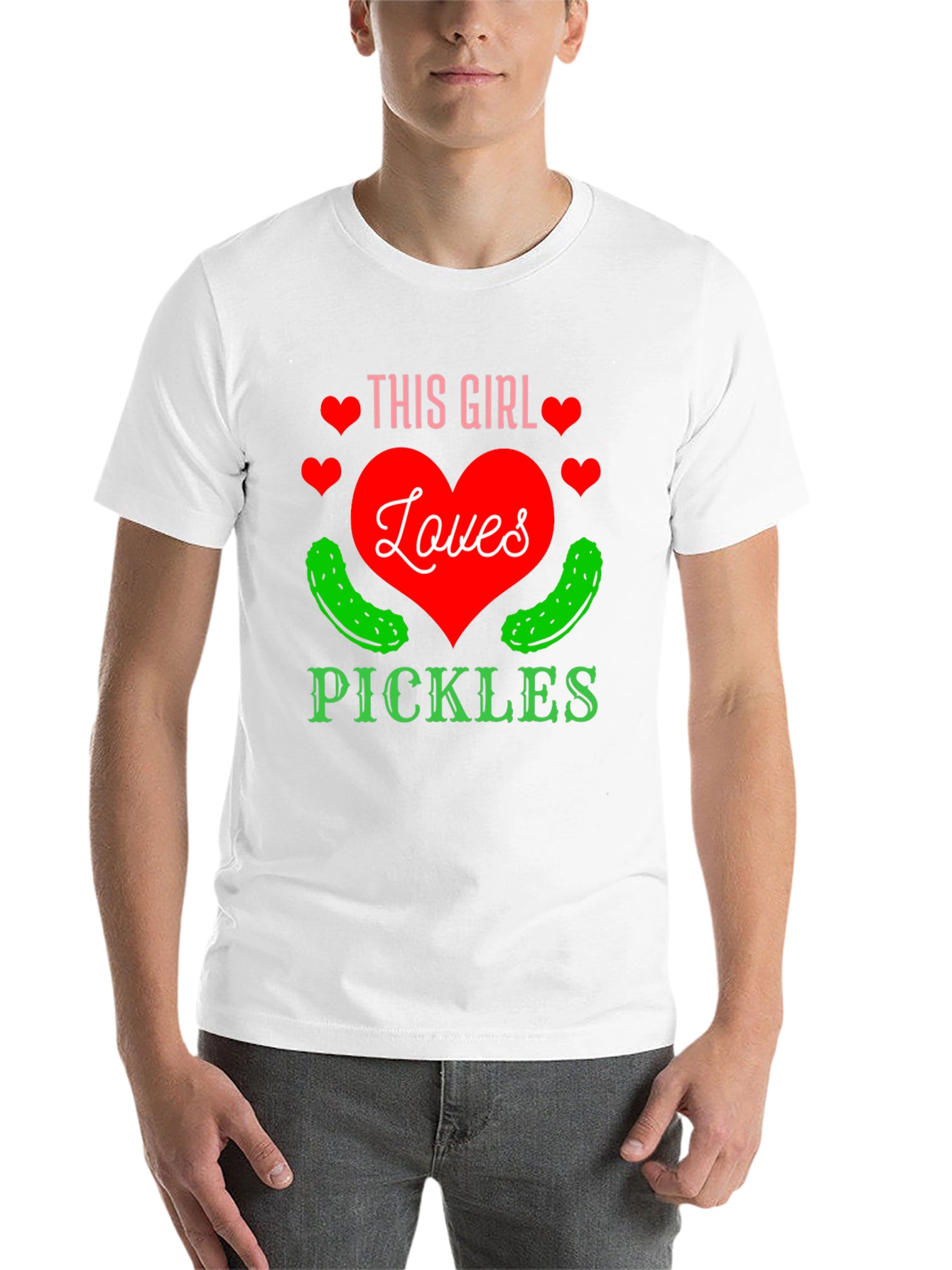 Black This Girl Loves Pickles T-Shirt view 14