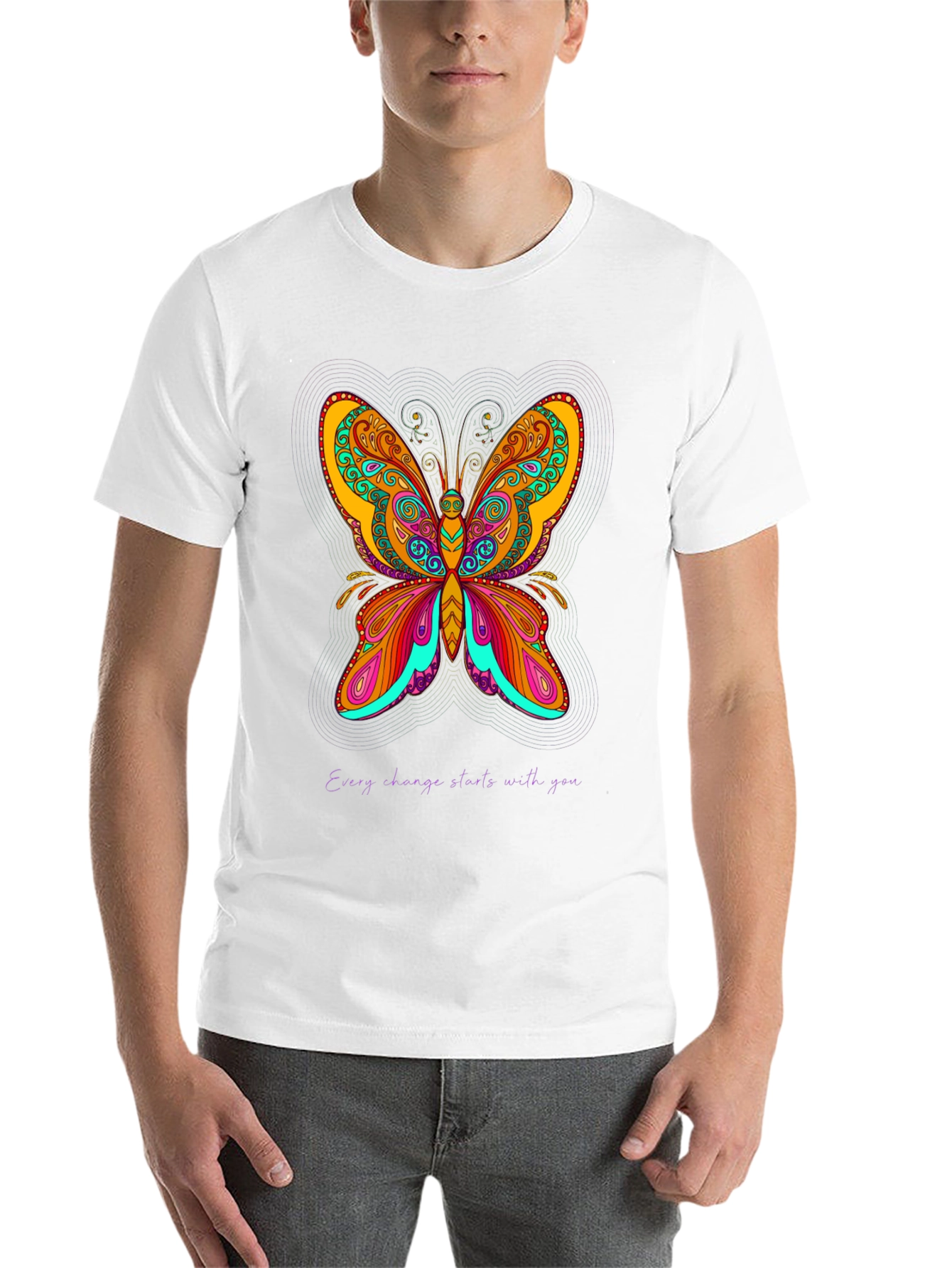 Black Butterfly Change T-Shirt view 14