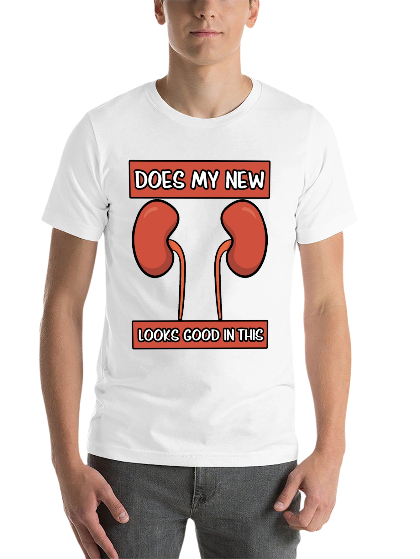 Black Kidney Graphic Novelty T-Shirt view 14