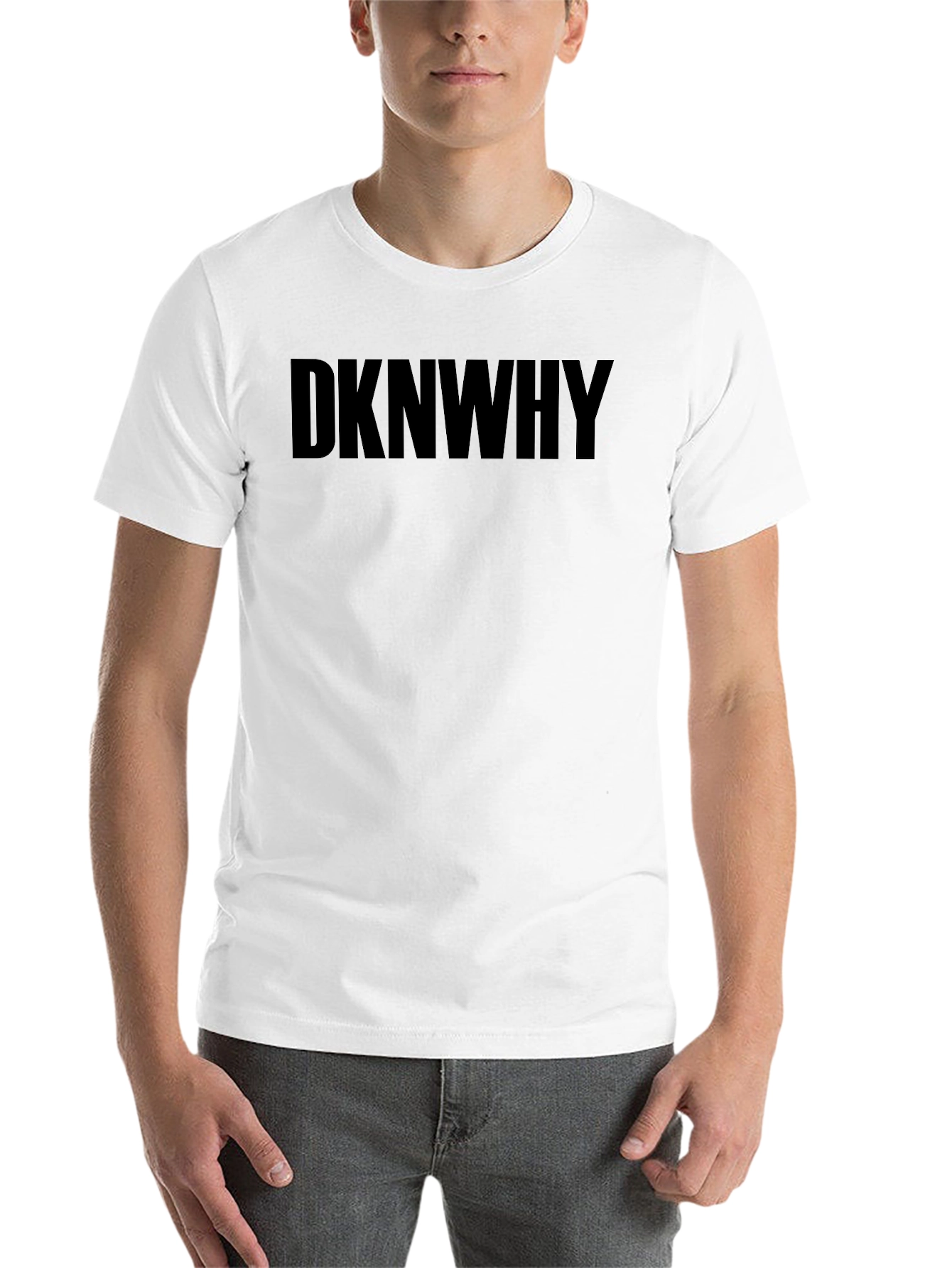 Black DKNWHY Black Graphic Tee - Men's Stylish Casual T-Shirt view 14