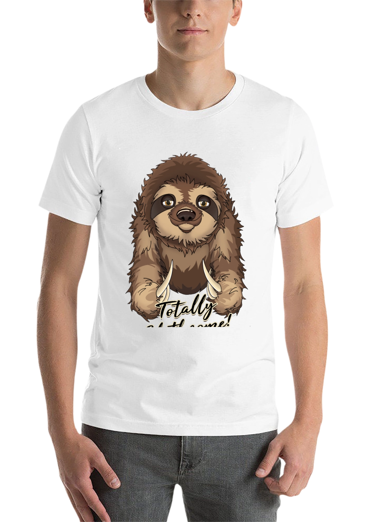 Black Sloth 'Totally Slothsome' Graphic Tee view 14
