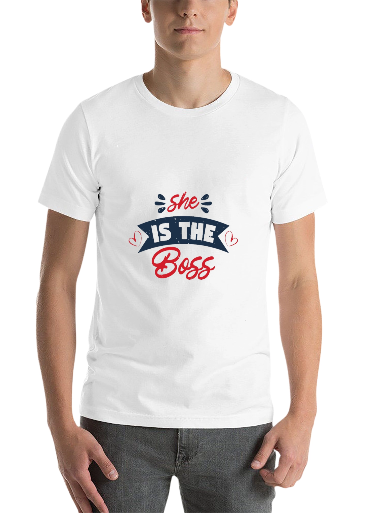 Black She Is The Boss Graphic Tee view 14