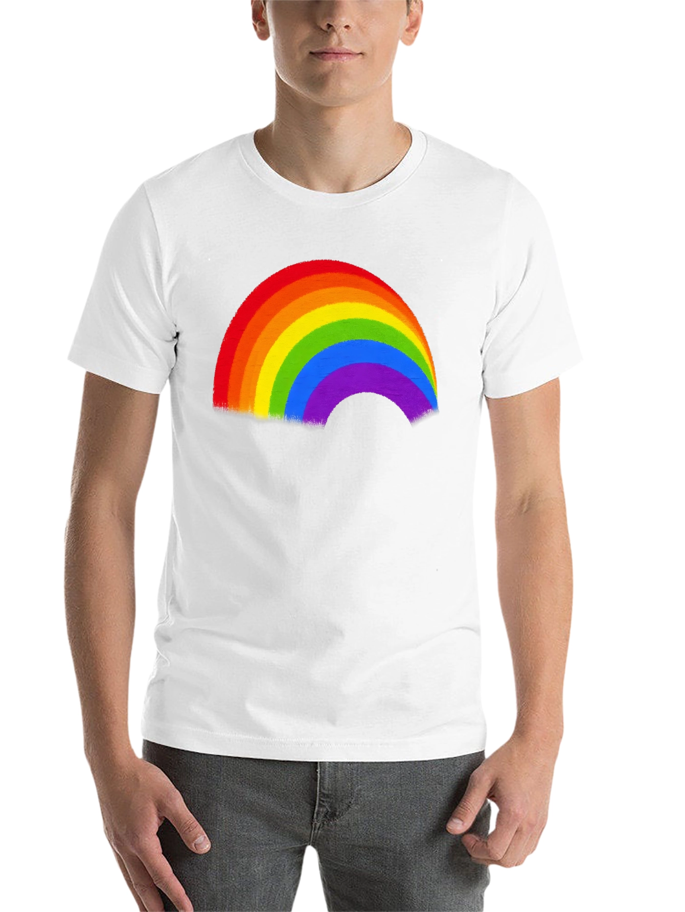 Black Rainbow Pride Graphic T-Shirt view 14