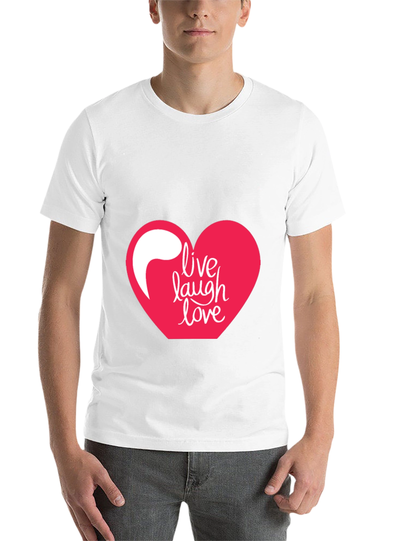 Black Live Laugh Love T-Shirt view 14
