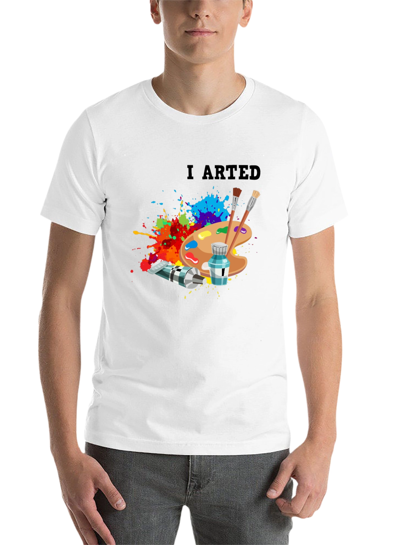I Arted - Artistic Palette T-Shirt - 14