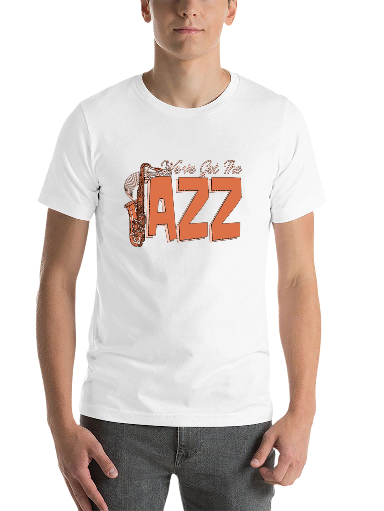 Black We've Got the Jazz Saxophone T-Shirt view 14