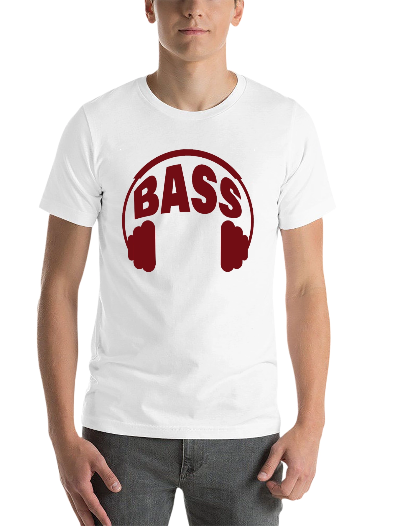 Black Bass Headphones Graphic T-Shirt - Music Lover Tee view 14