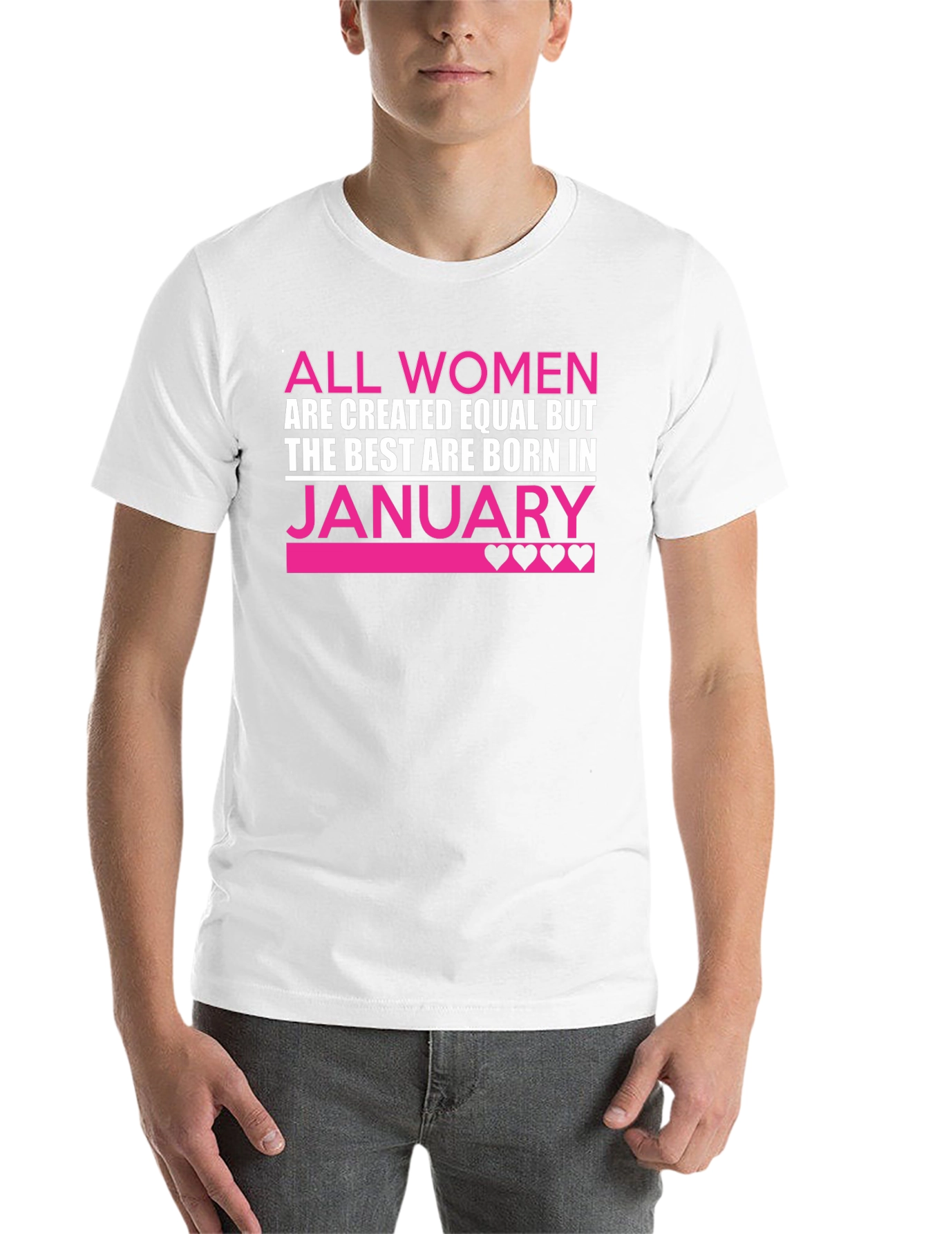 Women's January Birthday T-Shirt - 14