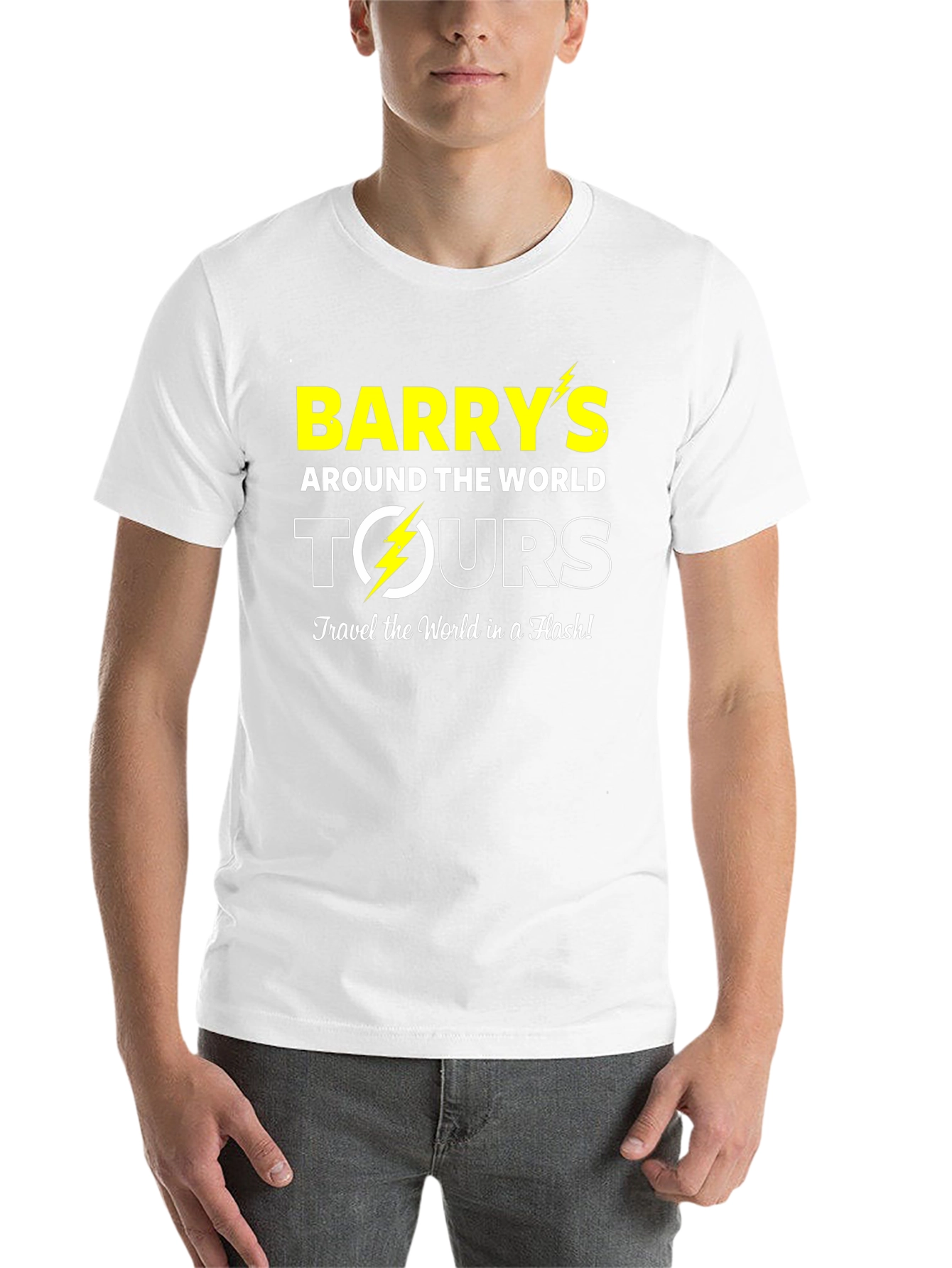 Black Barry's Around the World Tours Graphic Tee view 14