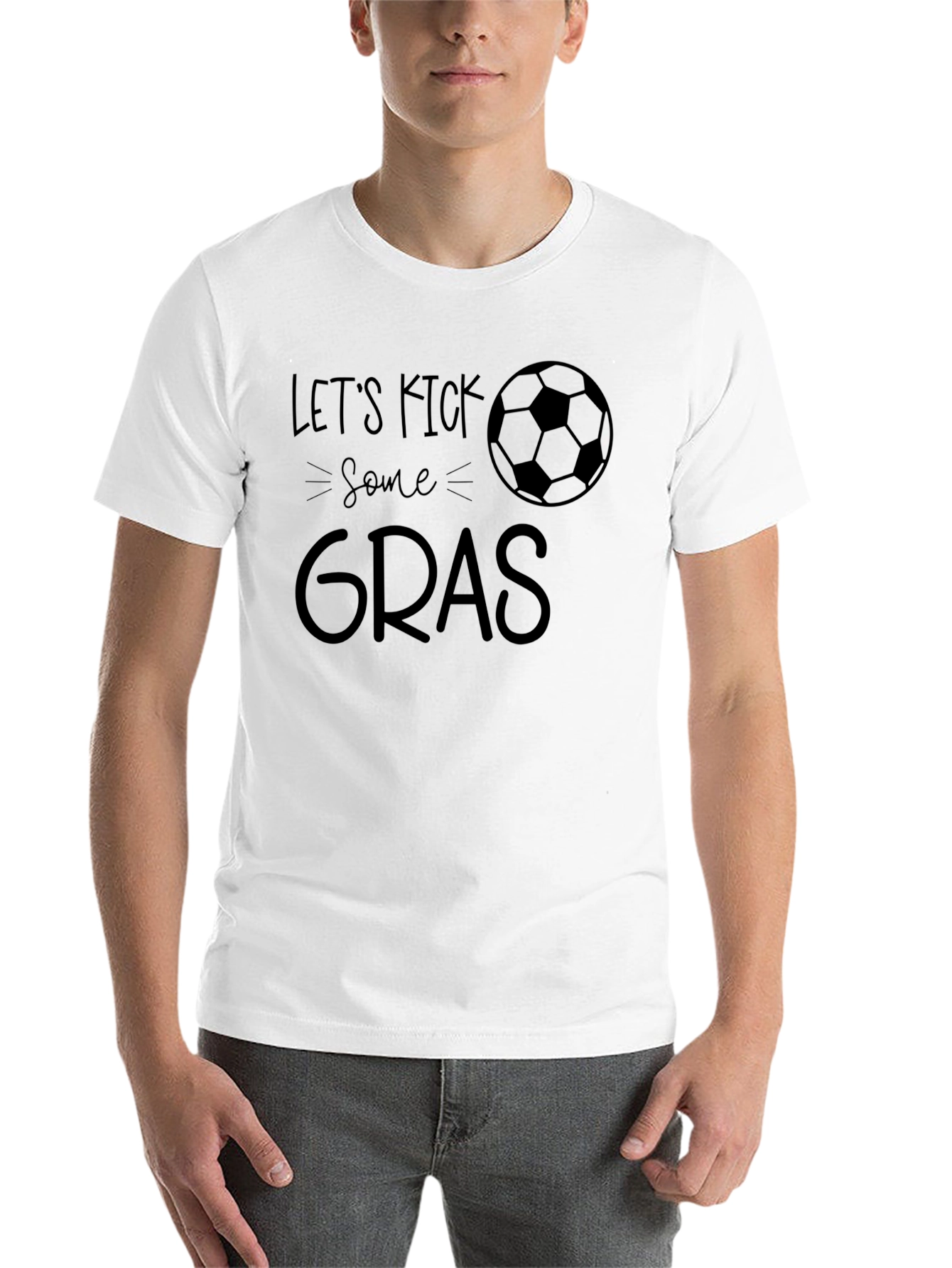 Black Let's Kick Some Gras T-Shirt view 14