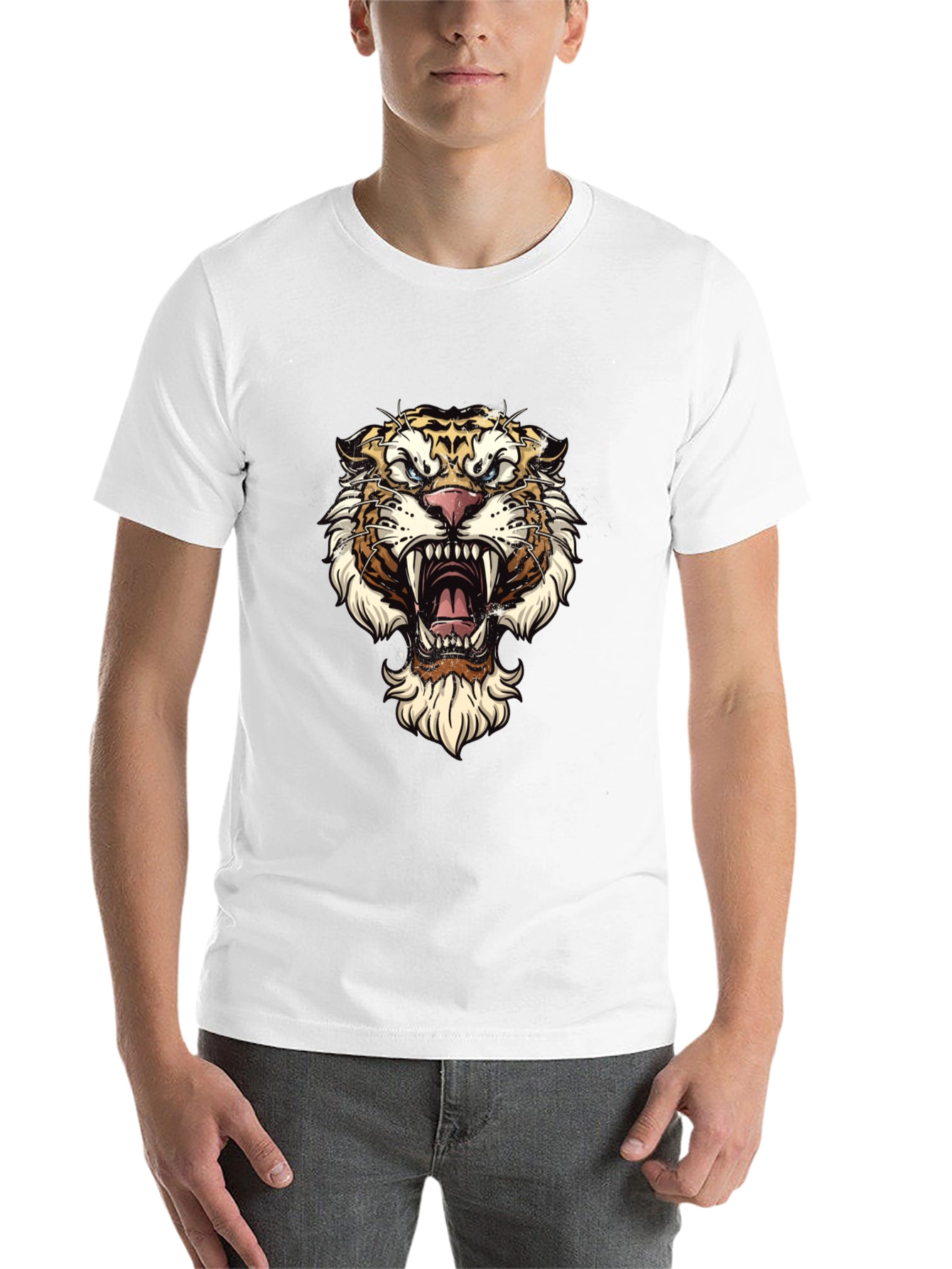 Black Tiger Graphic Tee - Fierce Style view 14