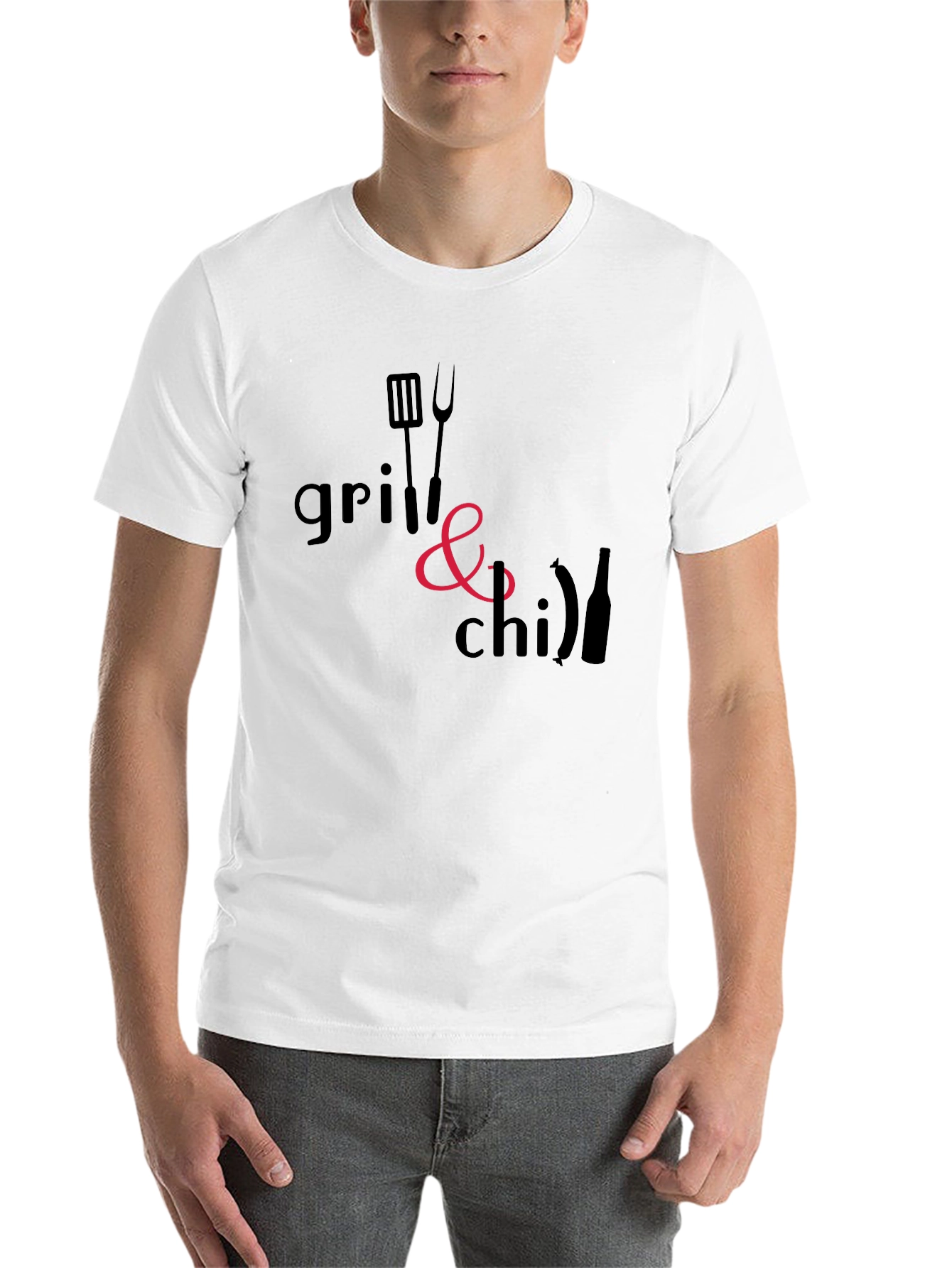 Black Grill & Chill Black T-Shirt - BBQ Ready view 14
