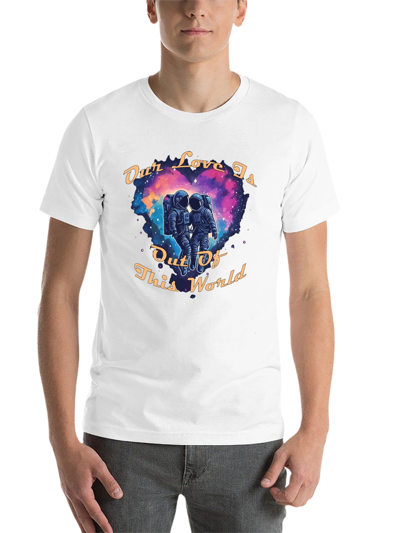 Black Out of This World Love T-Shirt view 14