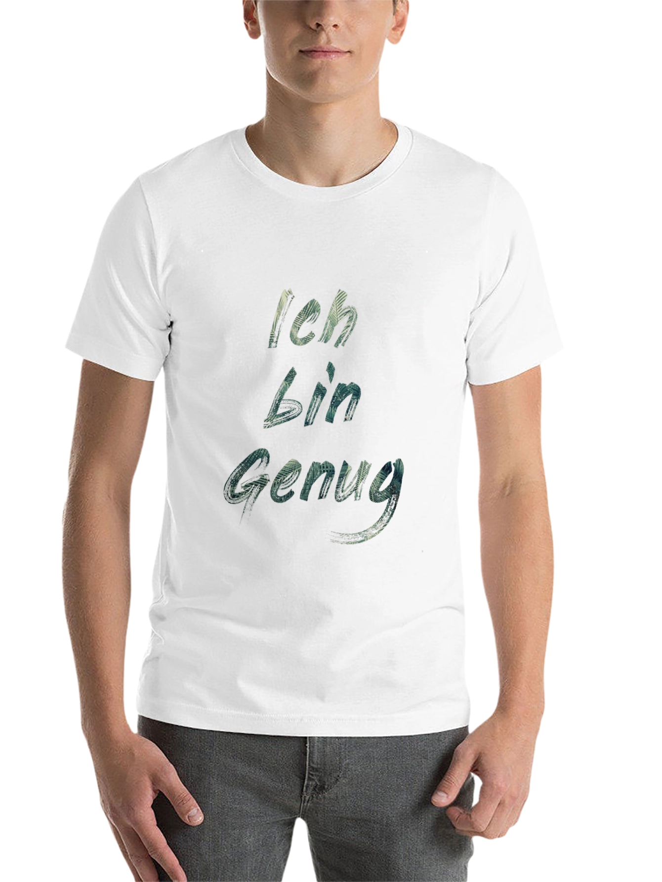 Black Ich Bin Genug T-Shirt - Black view 14
