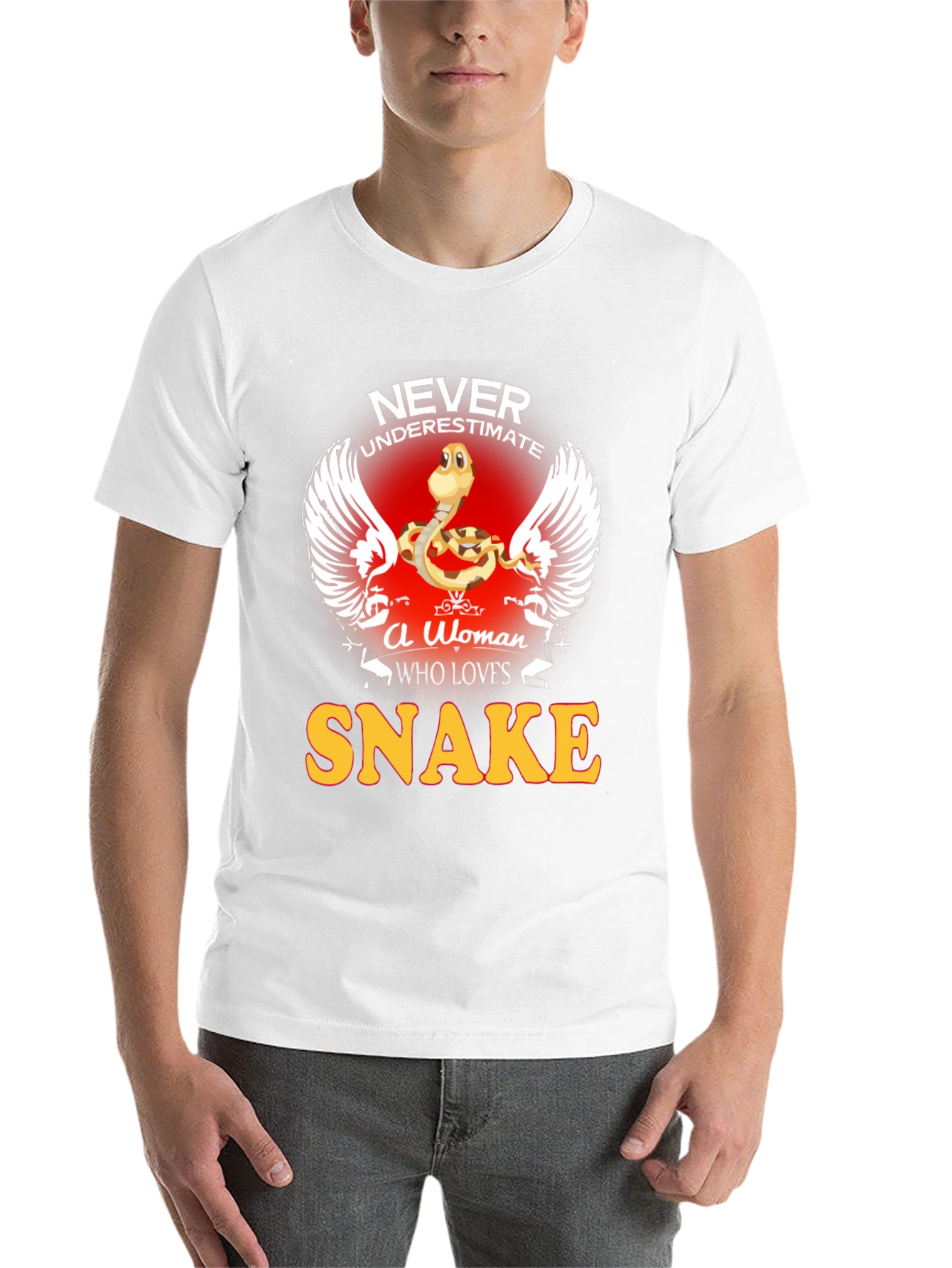 Black Never Underestimate A Woman Who Loves Snakes Tee view 14