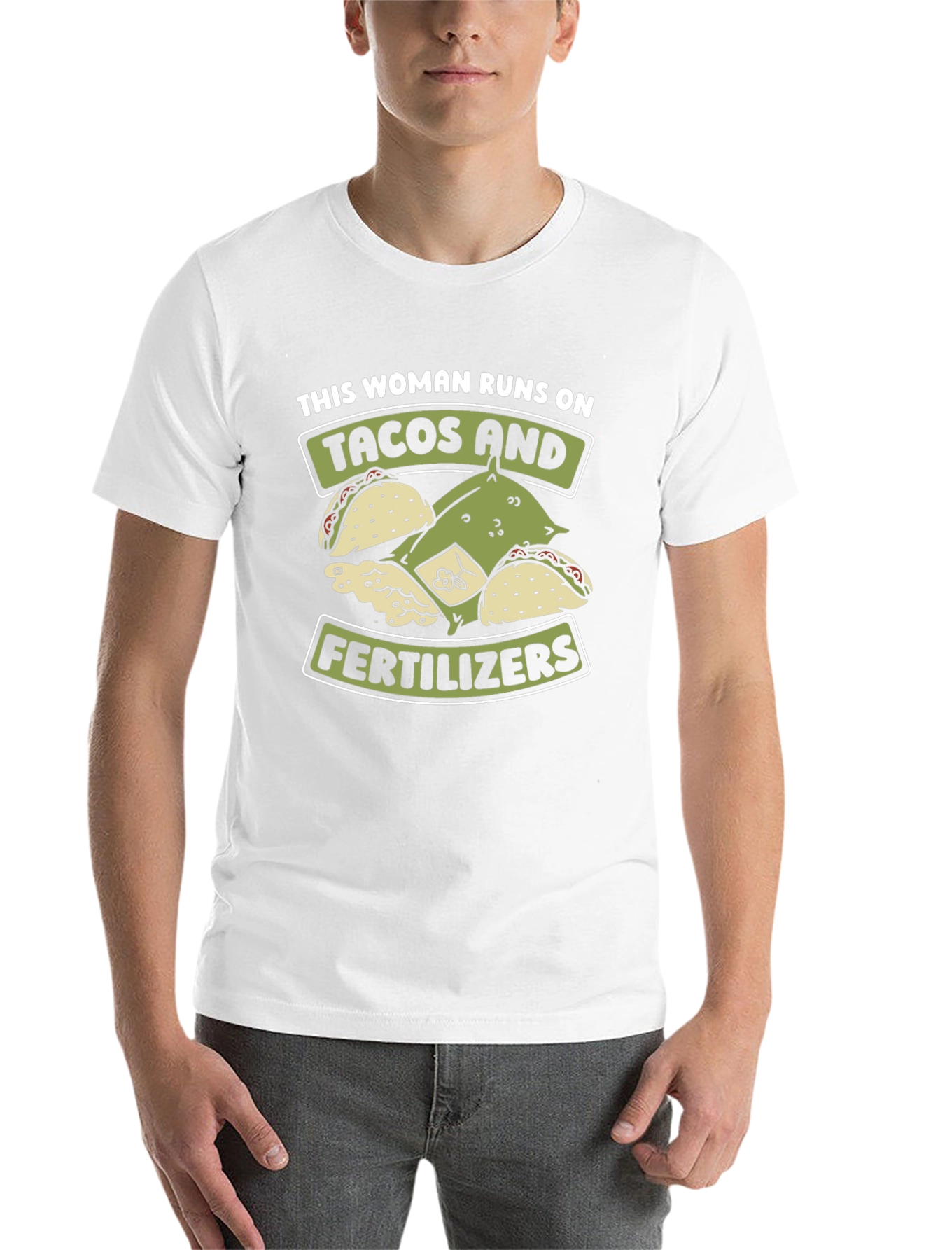 Black Tacos and Fertilizer T-Shirt view 14