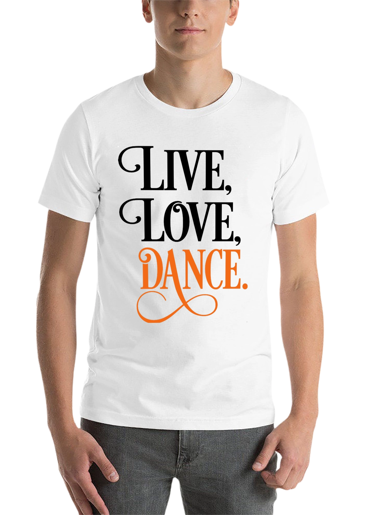 Black Live, Love, Dance Graphic Tee view 14