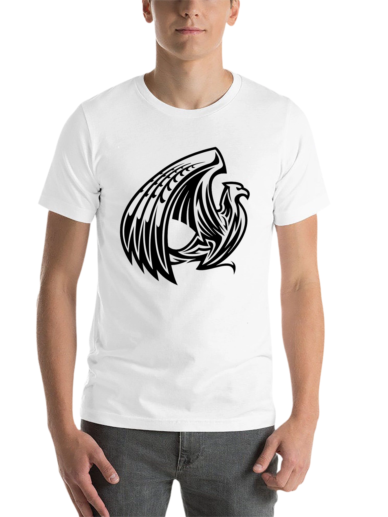 Black Phoenix Graphic Black T-Shirt view 14