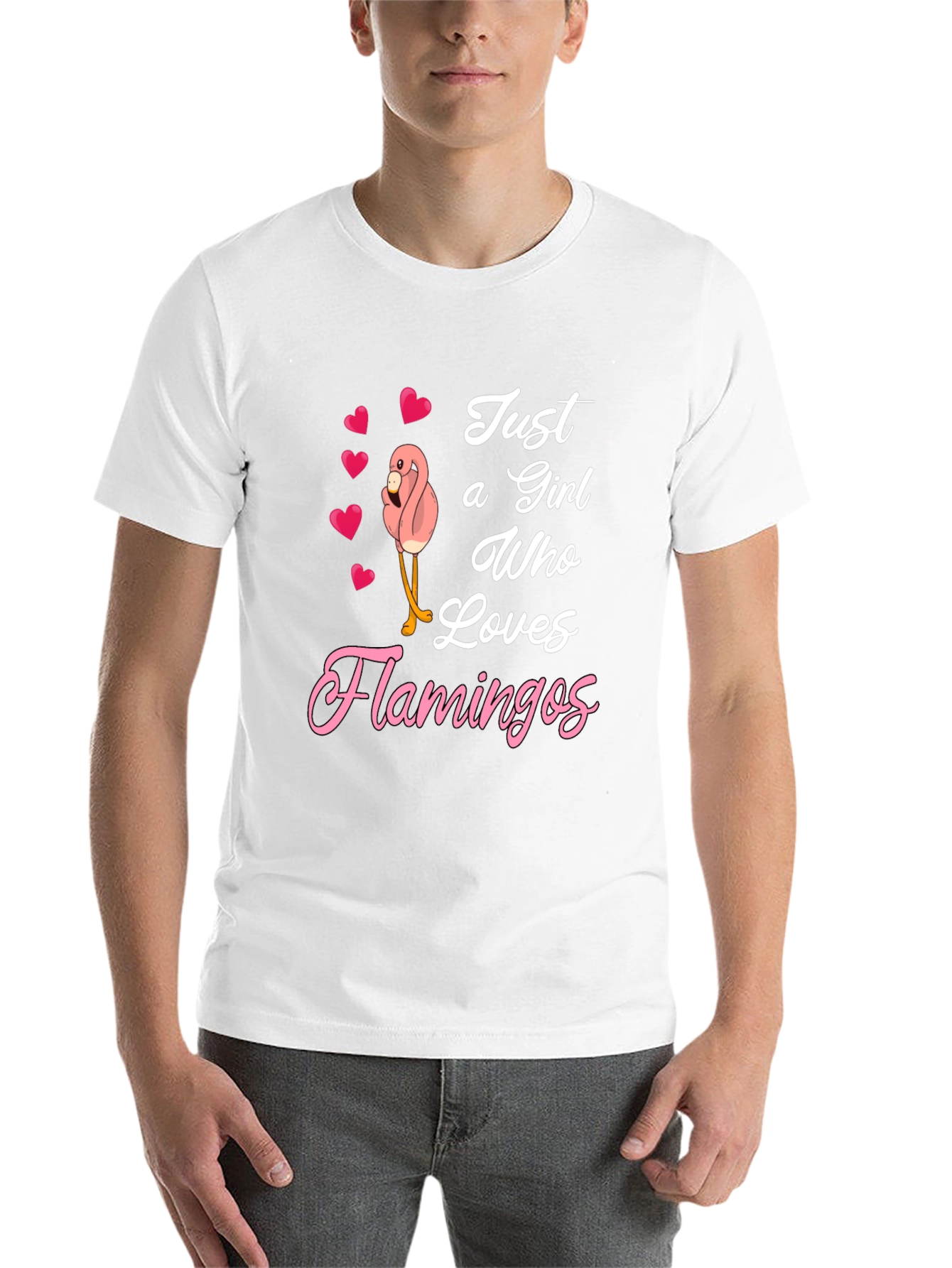 Black Girl's Flamingo Lover T-Shirt view 14