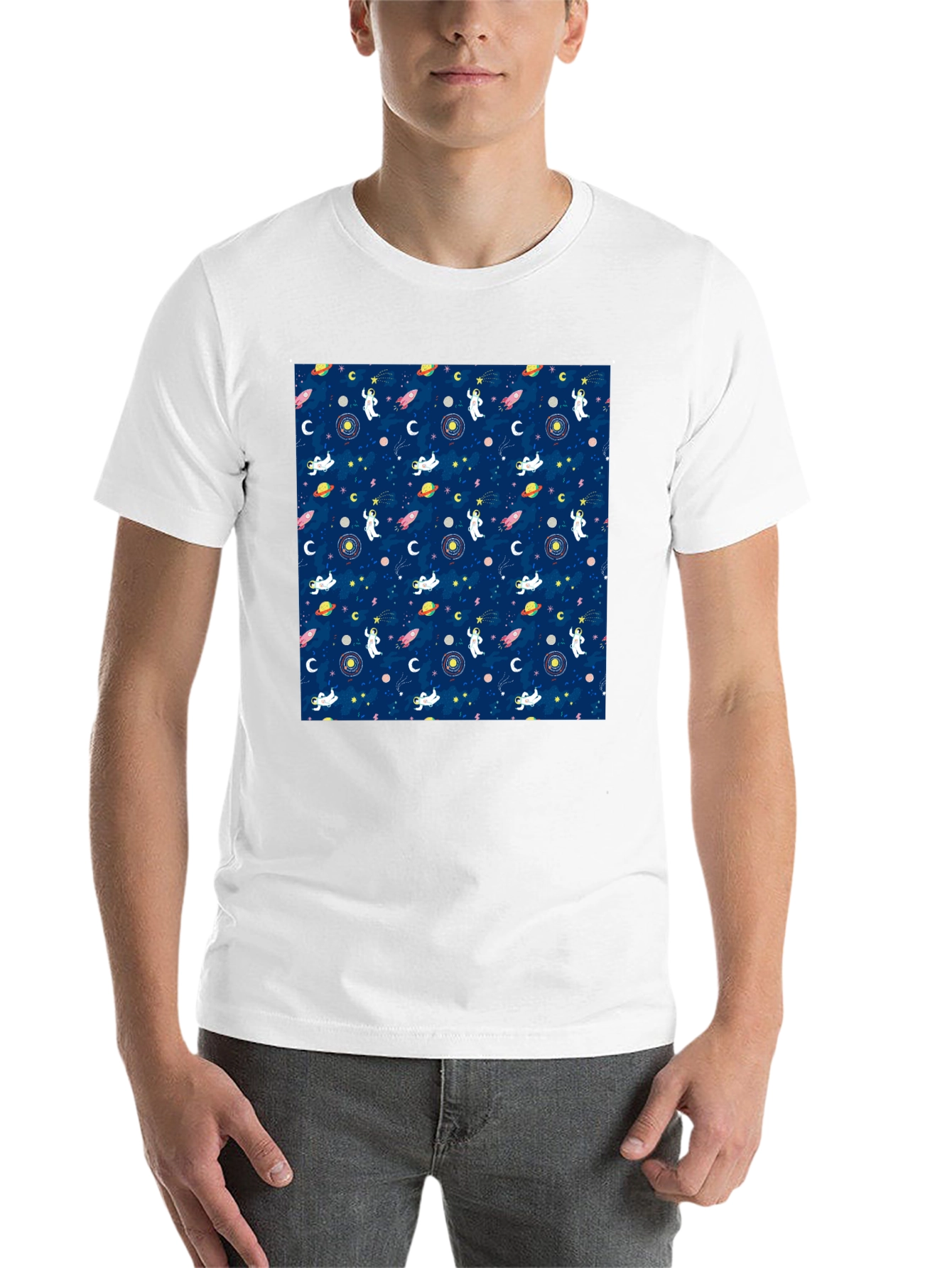 Cosmic Astronauts Black T-Shirt - 14
