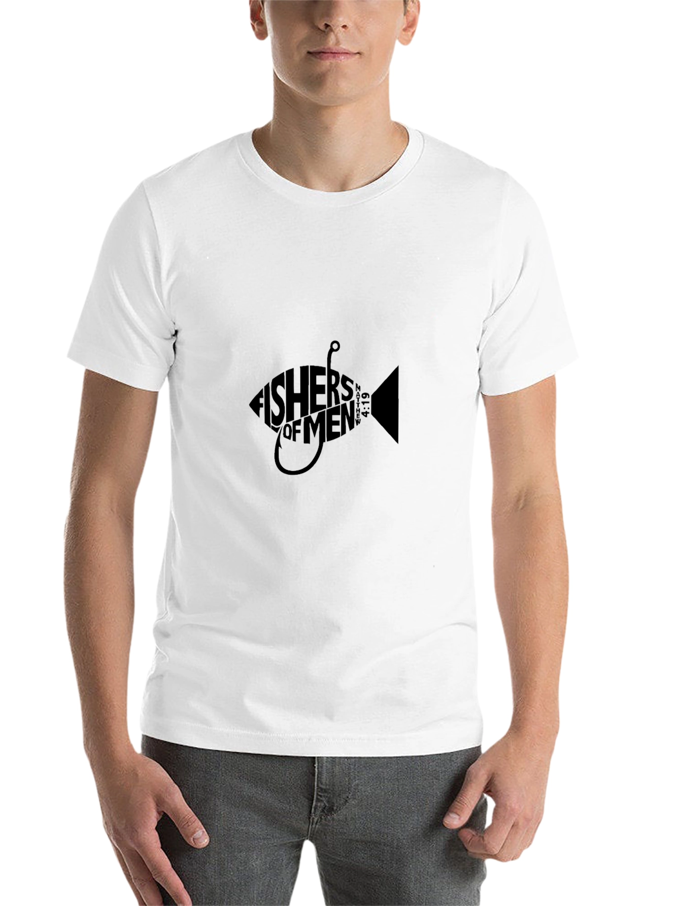 Black Fishers of Men Graphic Tee - Black view 14