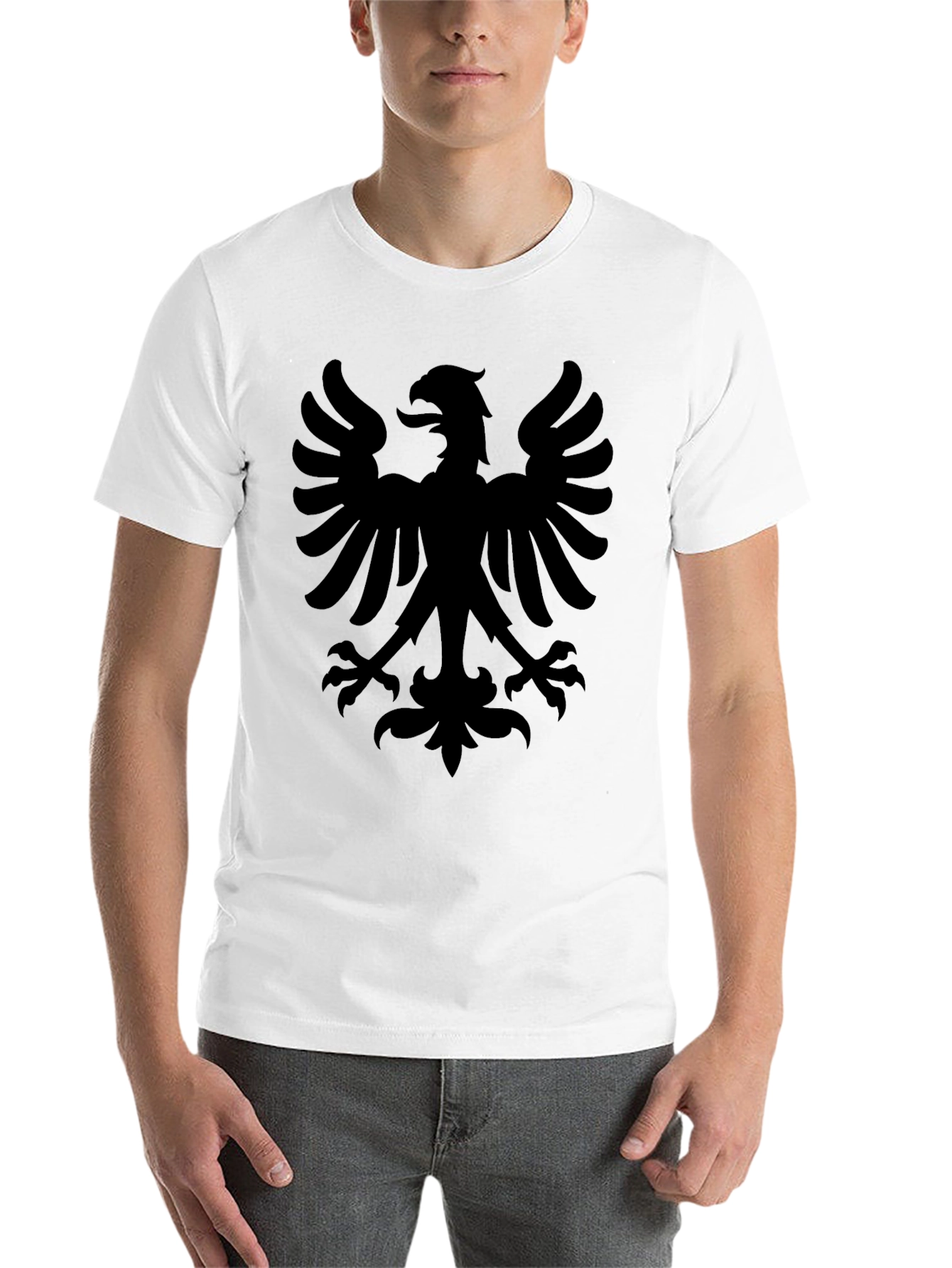 Black Black Eagle Graphic Tee - Bold Statement Shirt view 14