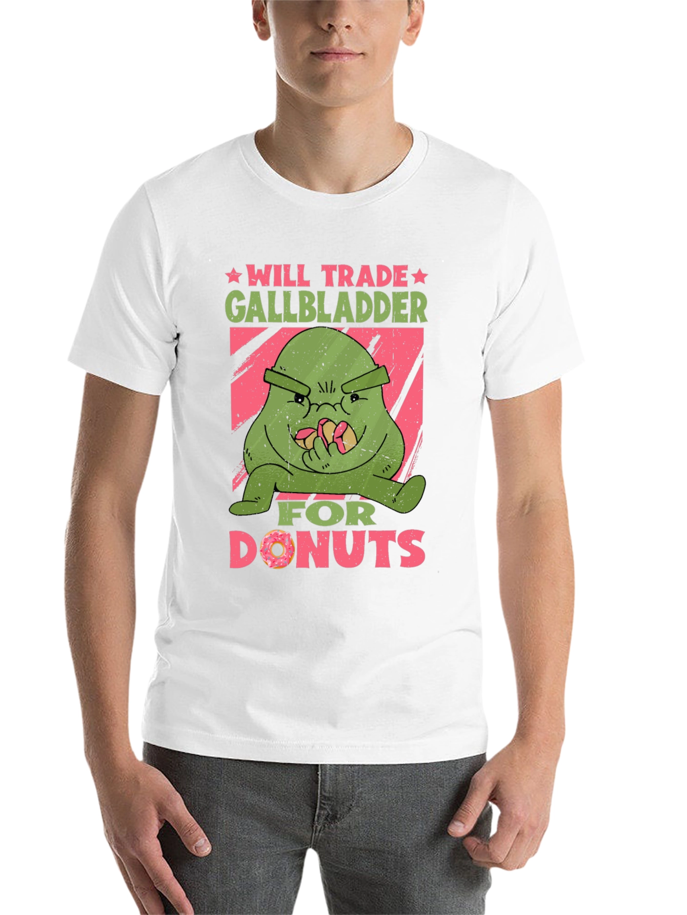 Black Will Trade Gallbladder for Donuts Graphic Tee view 14