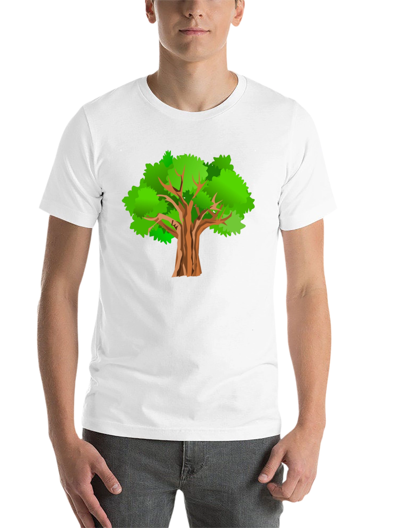 Tree Graphic Tee - Nature Inspired Design - 14
