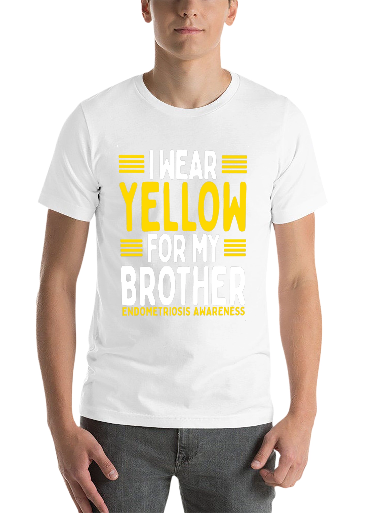 Yellow Brother Awareness T-Shirt - 14