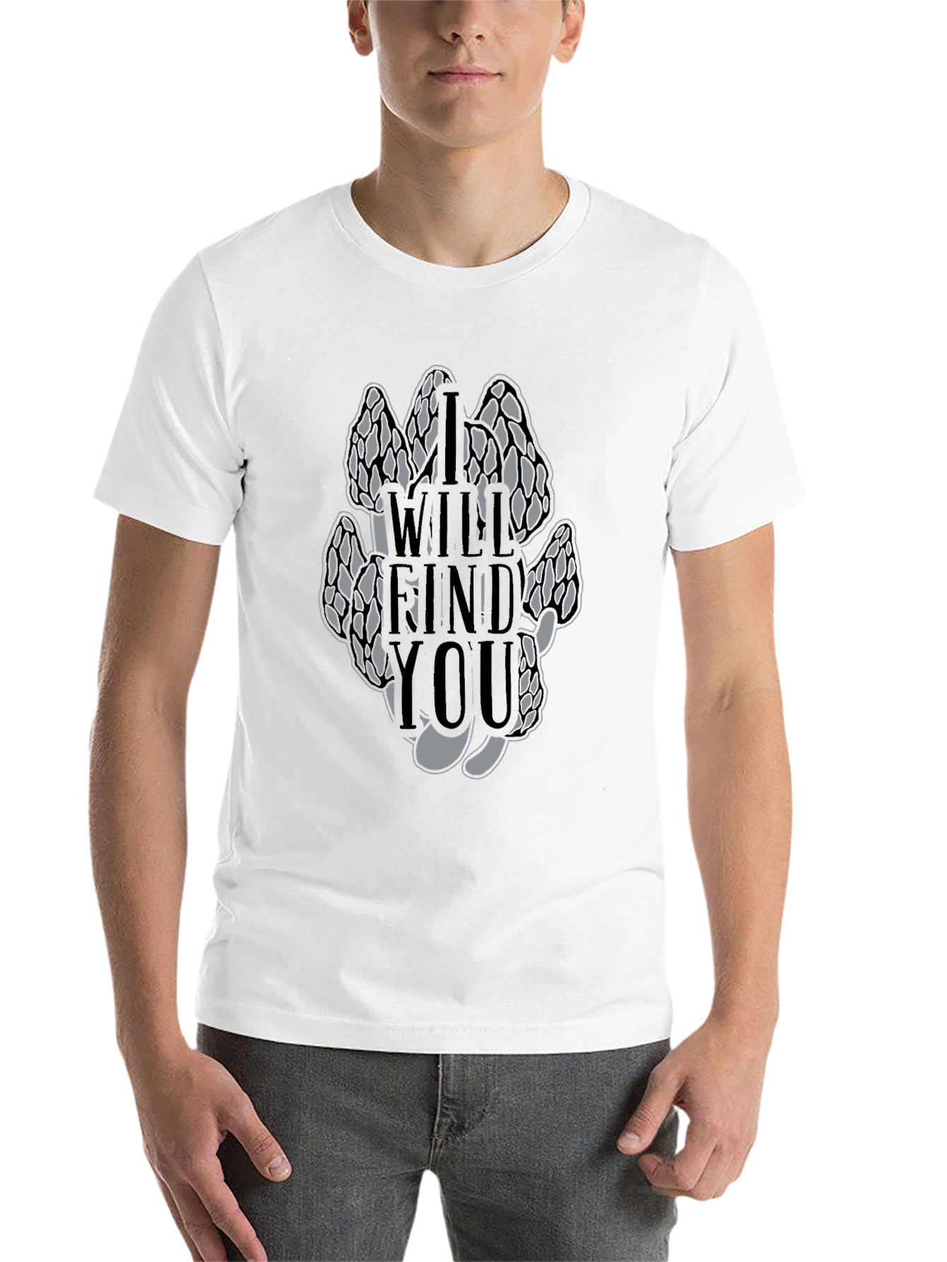 Black Morel Mushroom T-Shirt - I Will Find You view 14