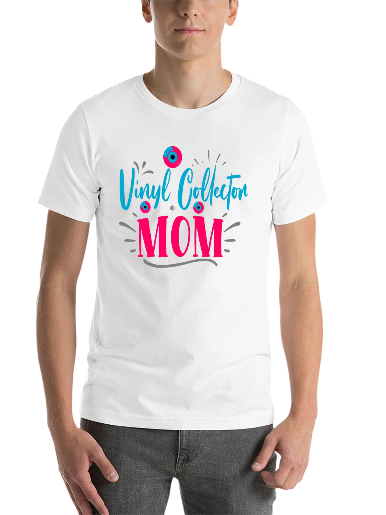 Black Vinyl Collection Mom T-Shirt view 14