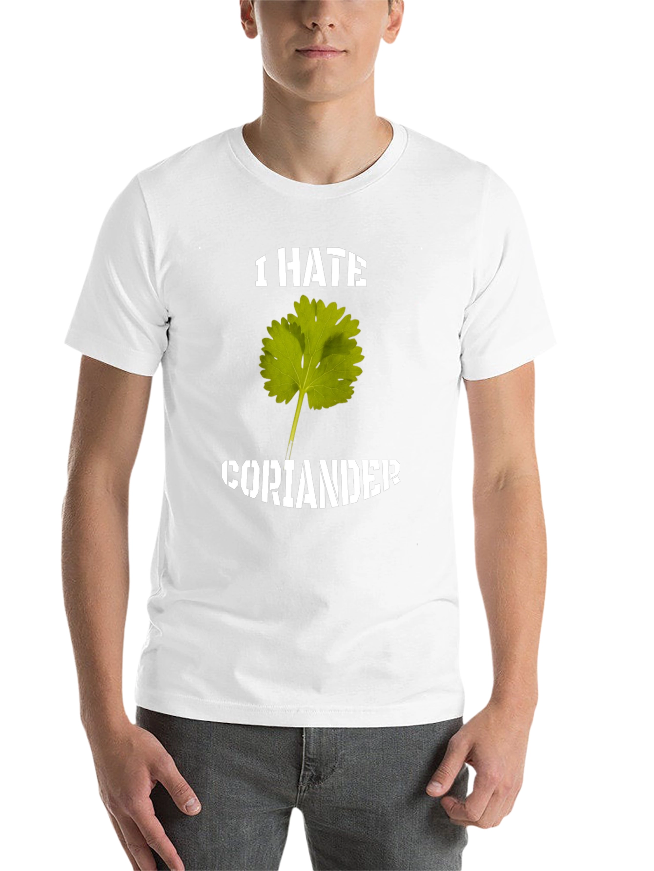 Black I Hate Coriander T-Shirt view 14