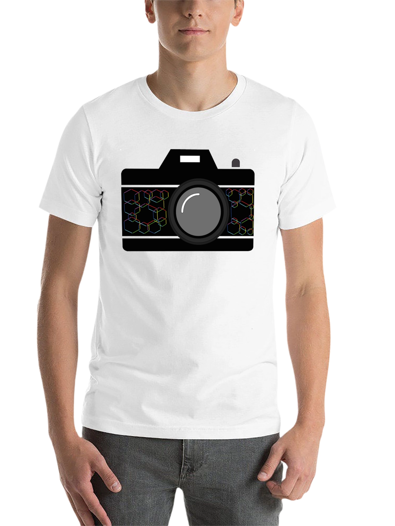 Black Camera Graphic Tee - Black view 14