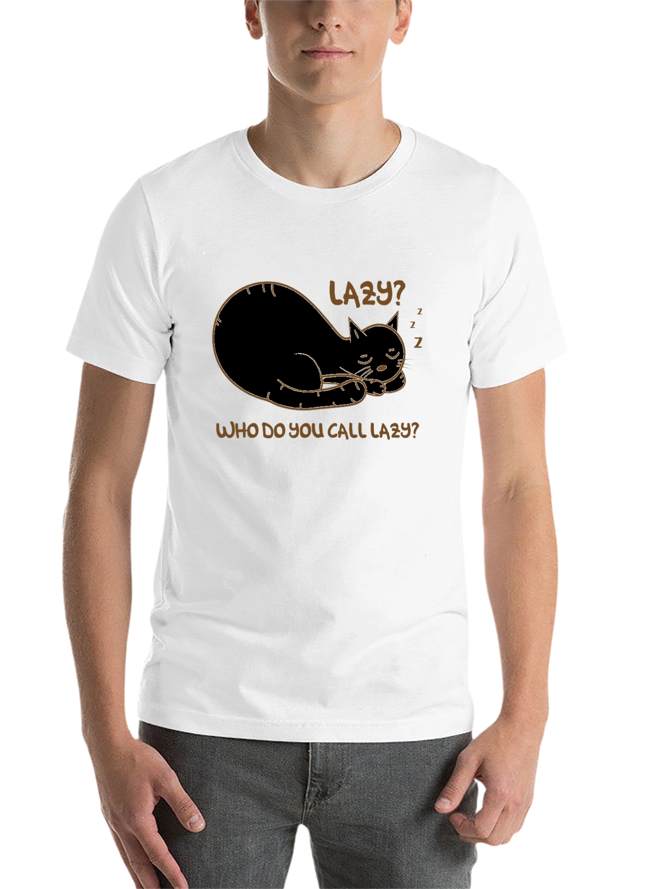 Lazy Cat T-Shirt - Unisex Comfort - 14