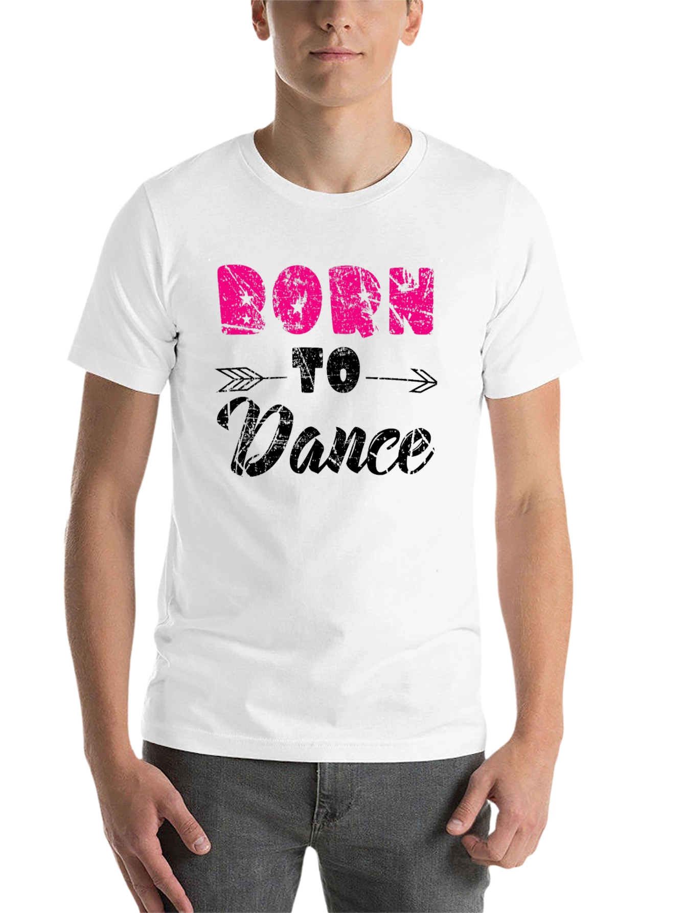 Black Born To Dance Graphic T-Shirt view 14