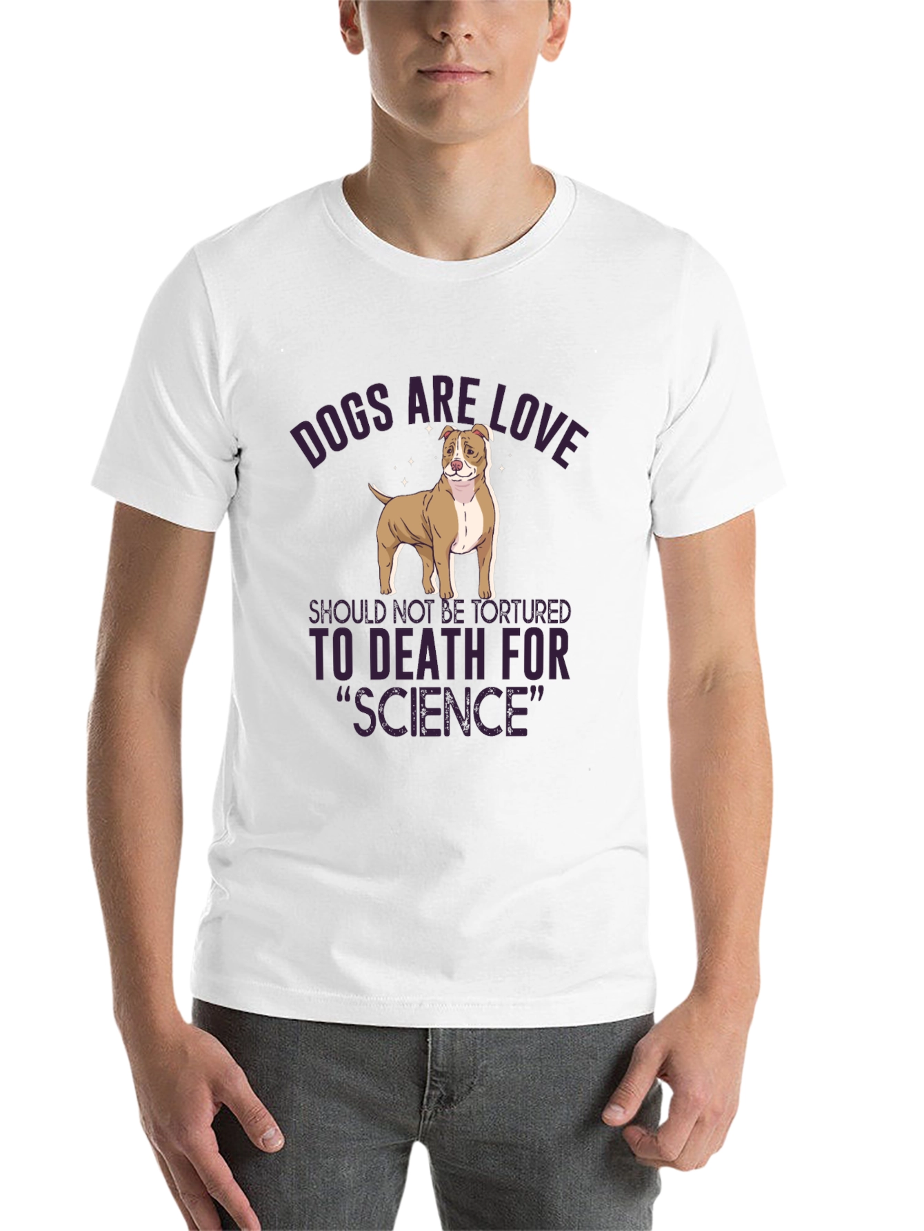 Black Dogs Are Love T-Shirt - Animal Rights Tee view 14