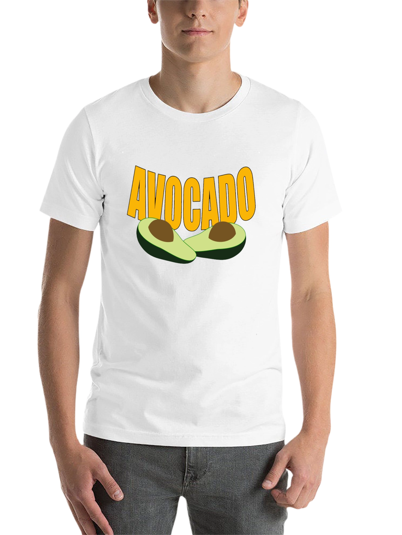 Black Avocado Graphic Tee - Trendy Fruit Lover Shirt view 14