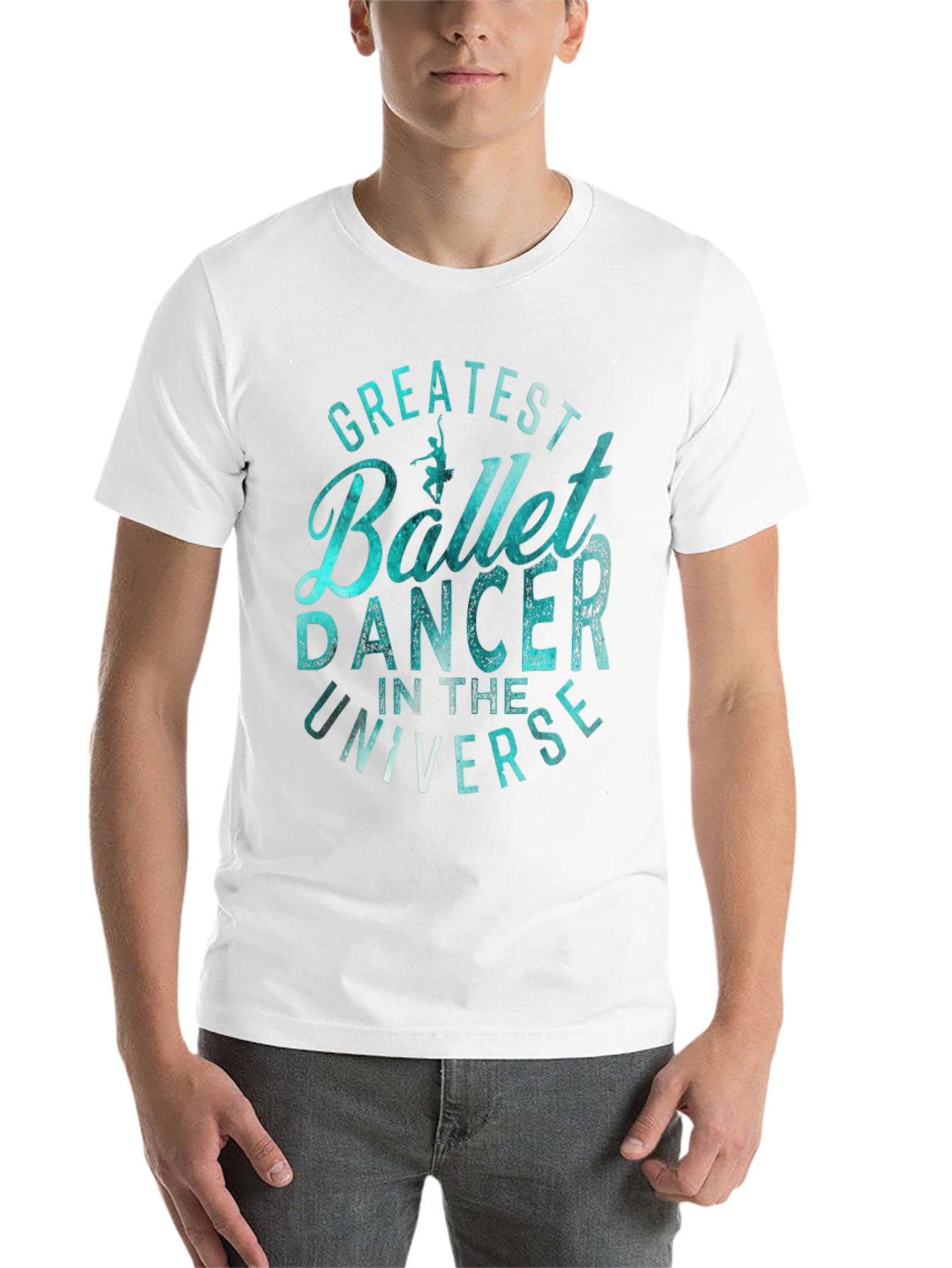 Black Greatest Ballet Dancer Universe Graphic T-Shirt view 14