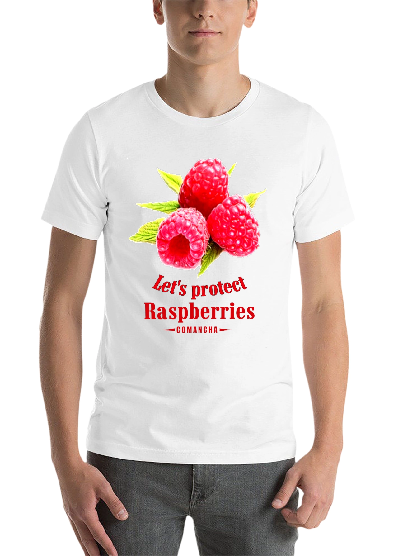 Black Raspberry Protection T-Shirt - Comancha Design view 14