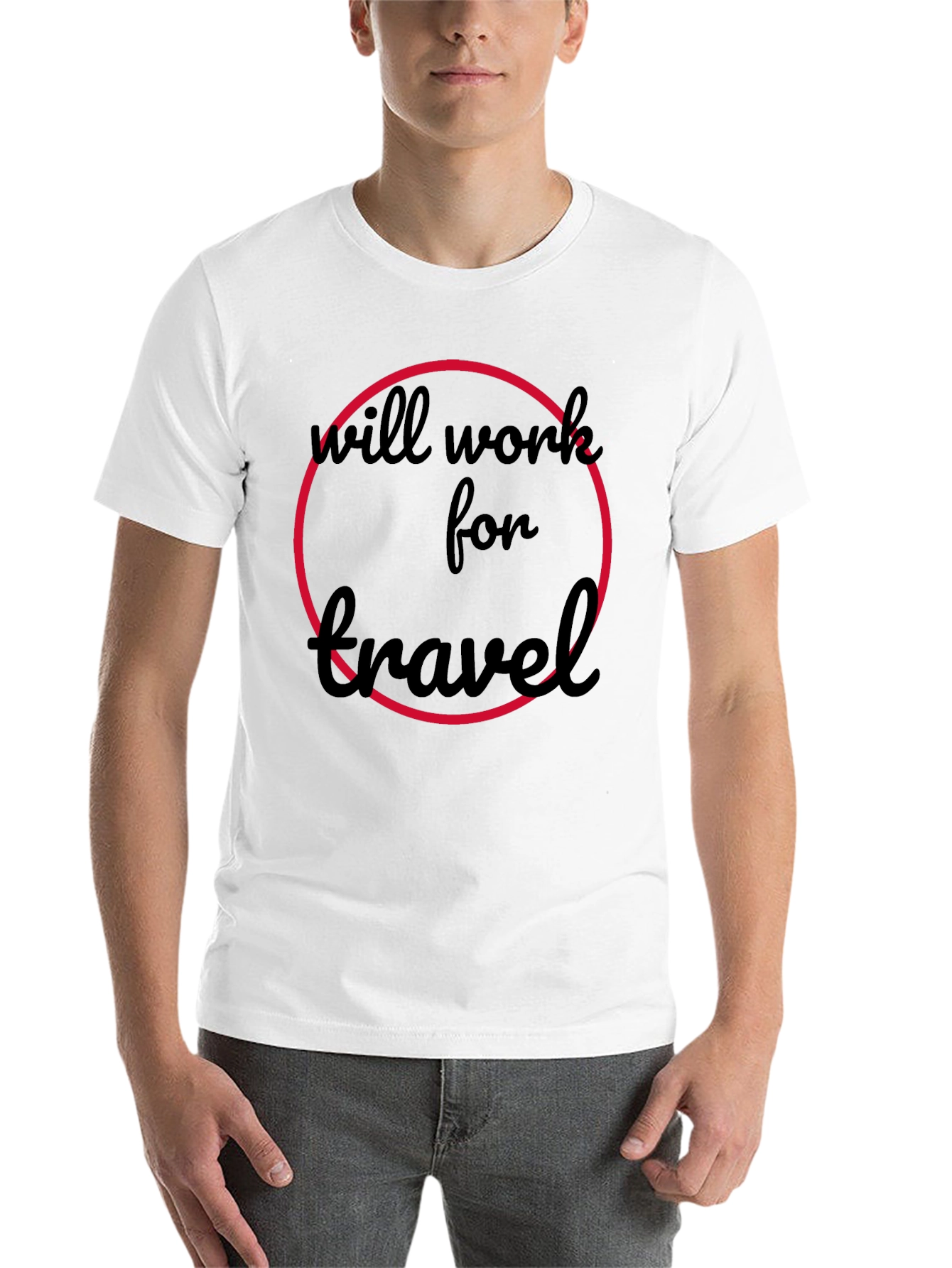 Black Will Work For Travel Black Tee view 14