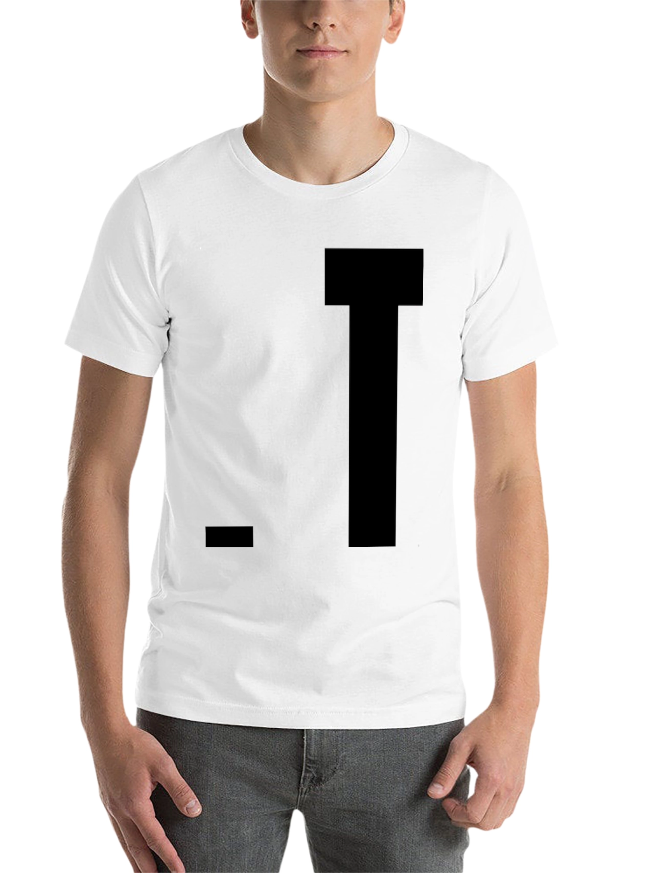 Black Classic Solid Black Crew Neck T-Shirt view 14