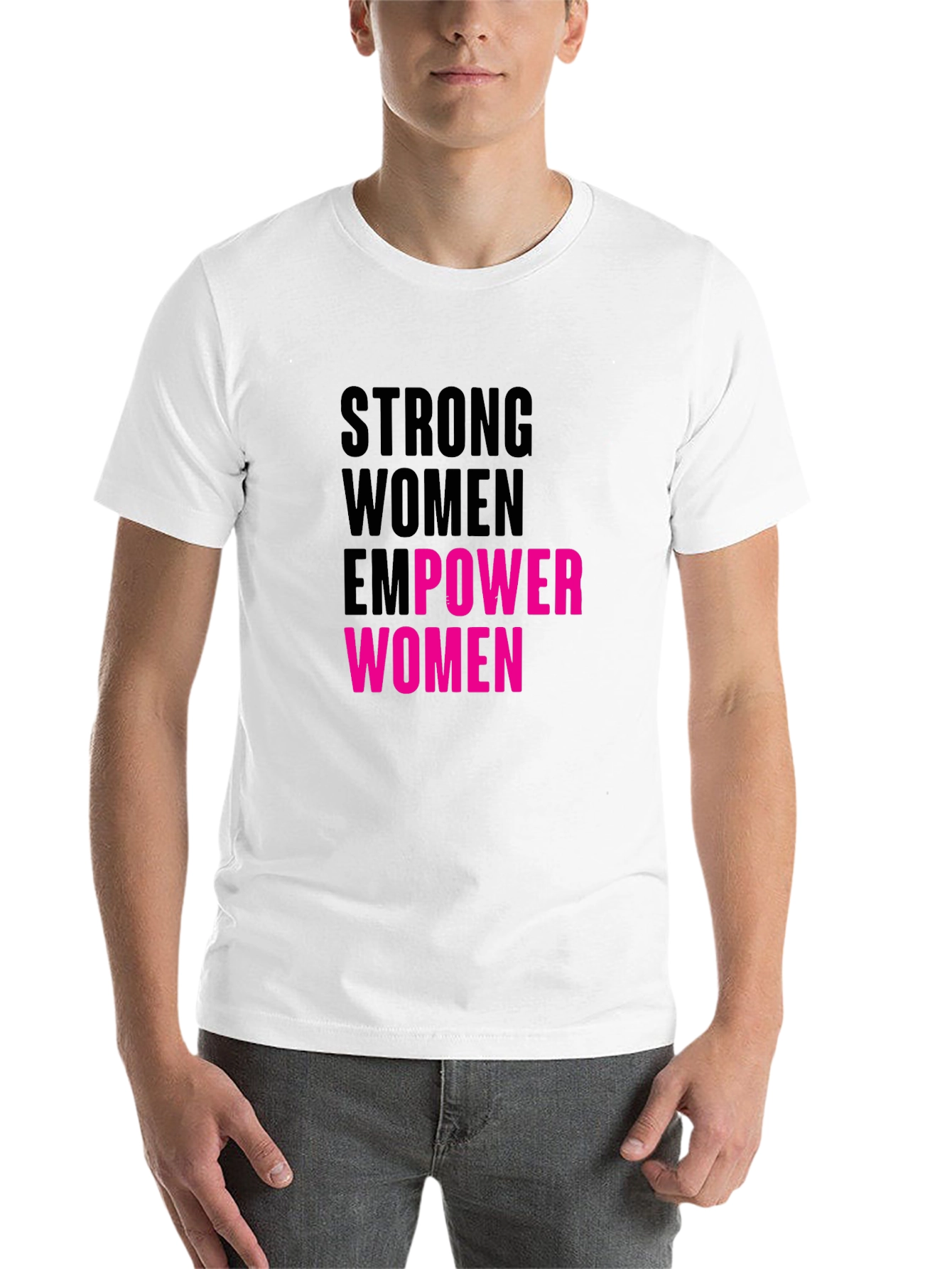 Strong Women Empower Women Graphic Tee - Black - 14